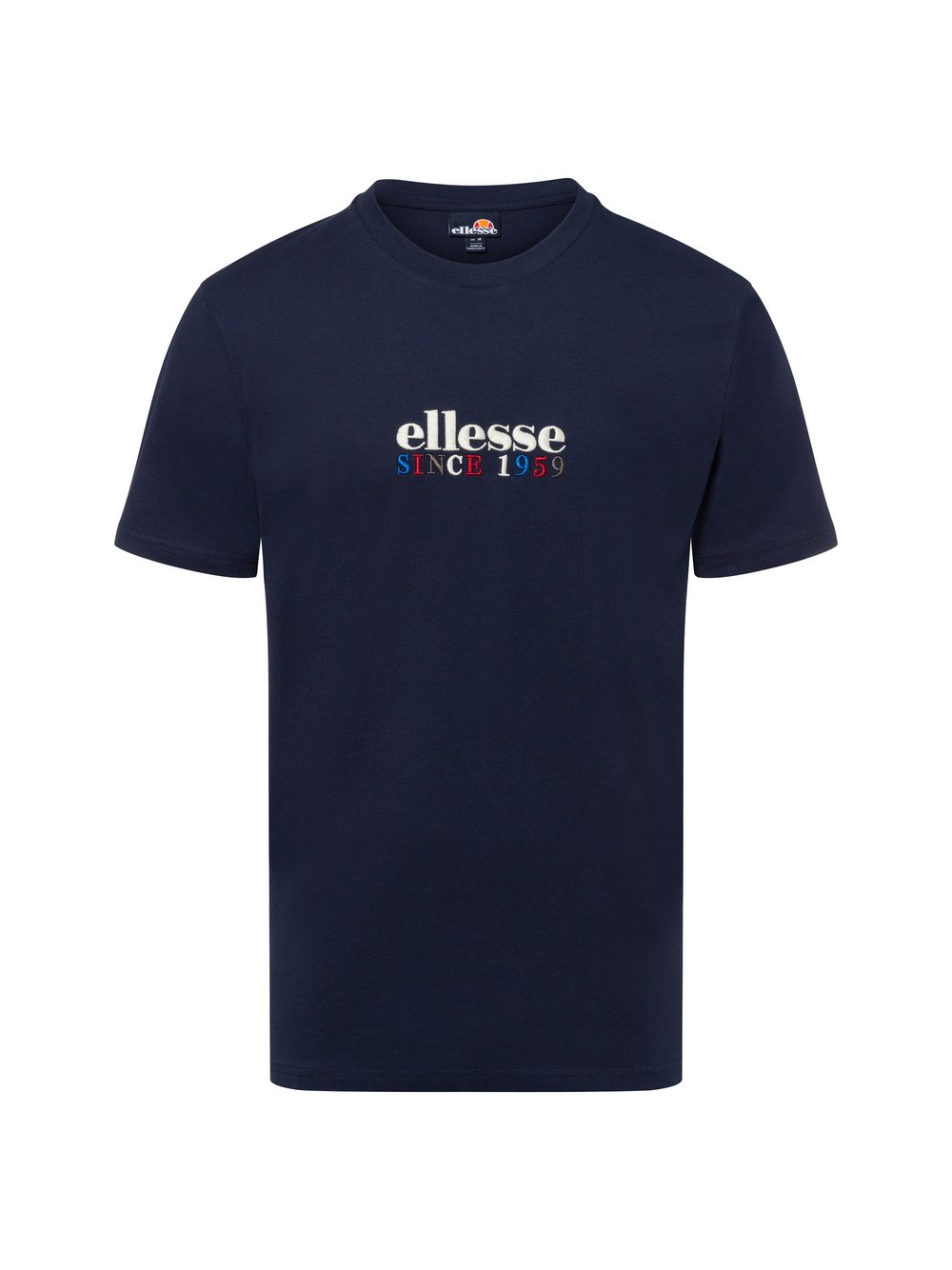 ellesse T-Shirt Herren Baumwolle blau gemustert, XL