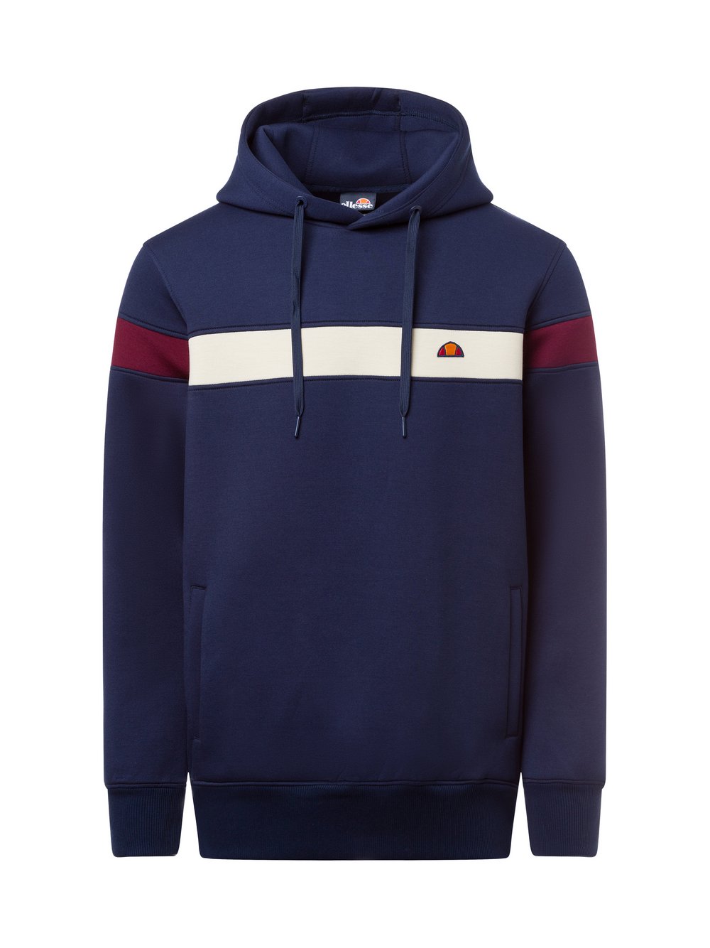 ellesse Kapuzenpullover Herren blau gestreift, L