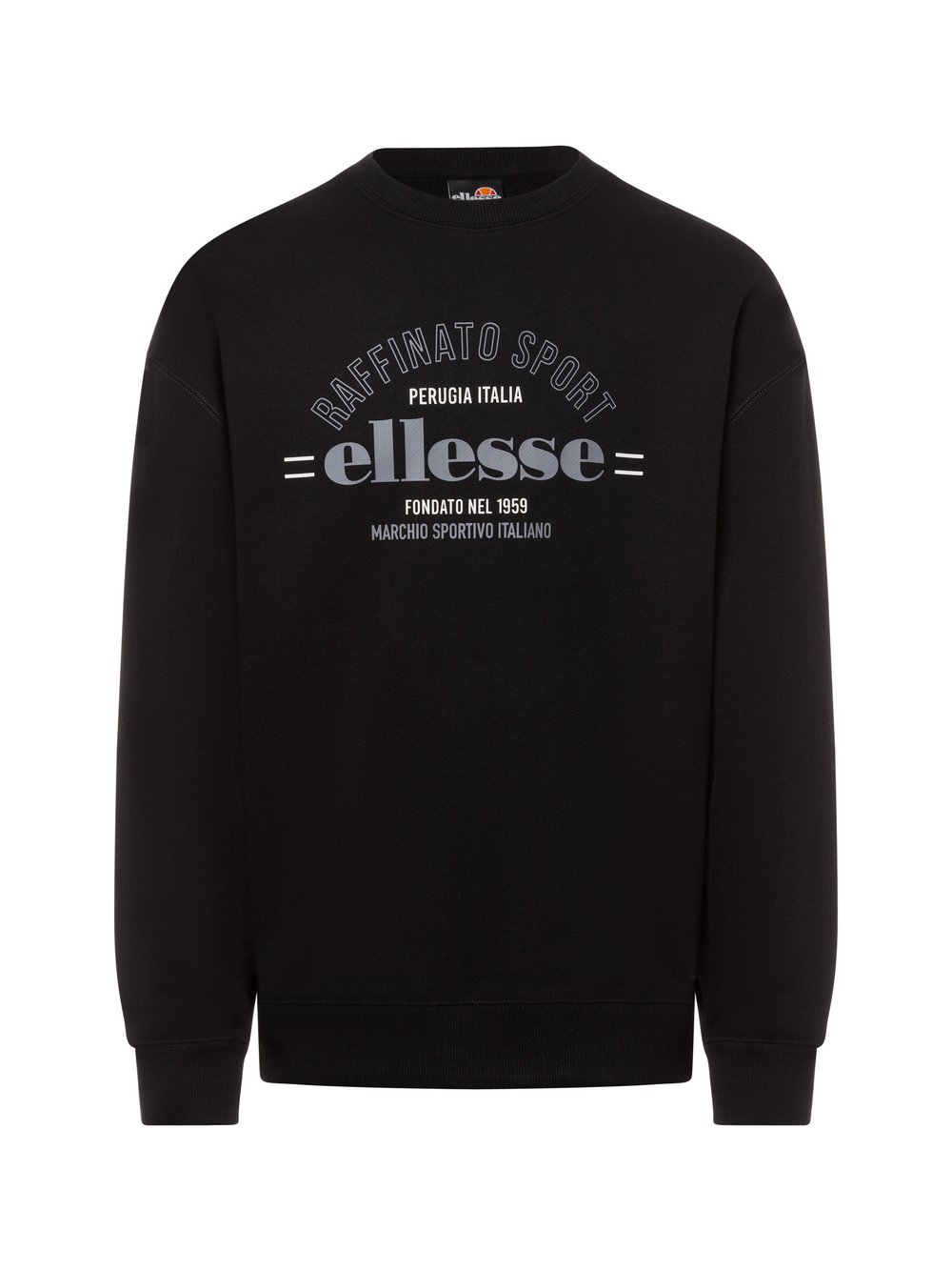 ellesse Sweatshirt Herren Baumwolle schwarz, XL