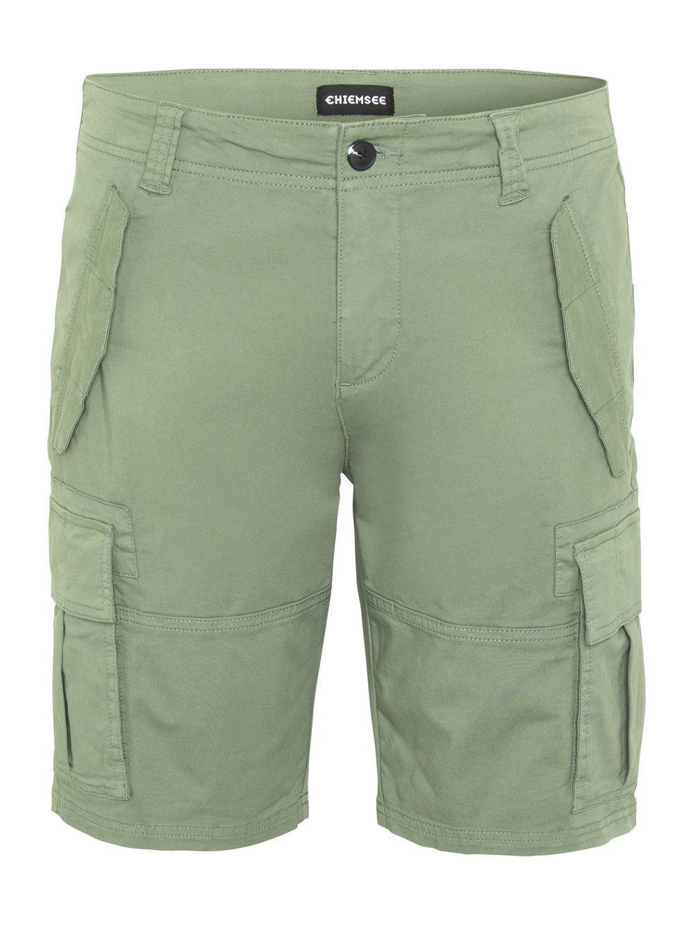 Chiemsee Bermuda-Shorts Herren Baumwolle grün, 33