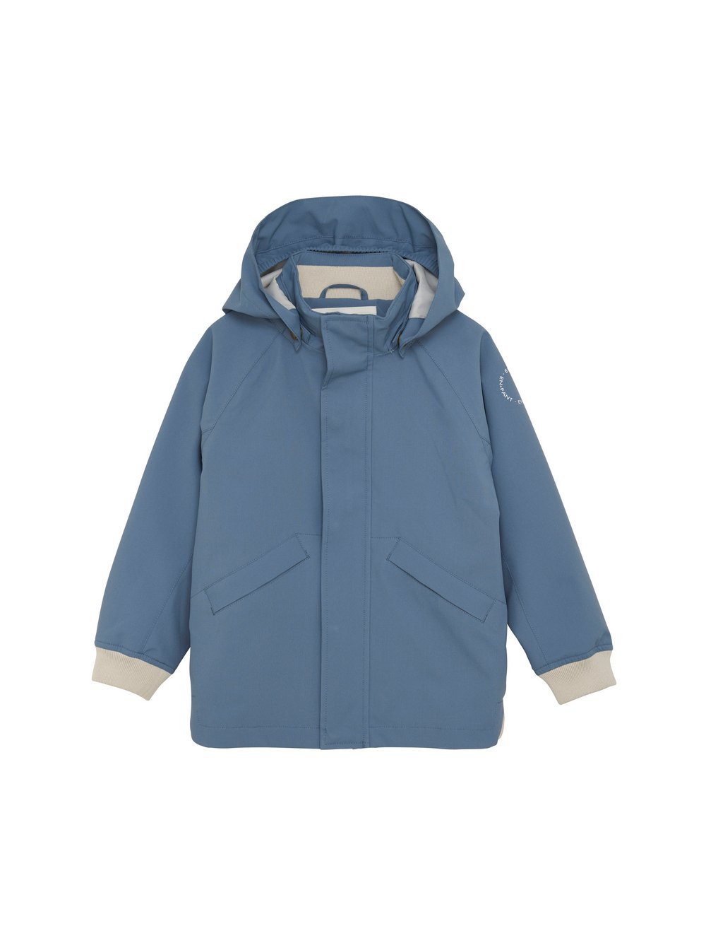 En Fant Softshelljacke Jungen blau gemustert, 98