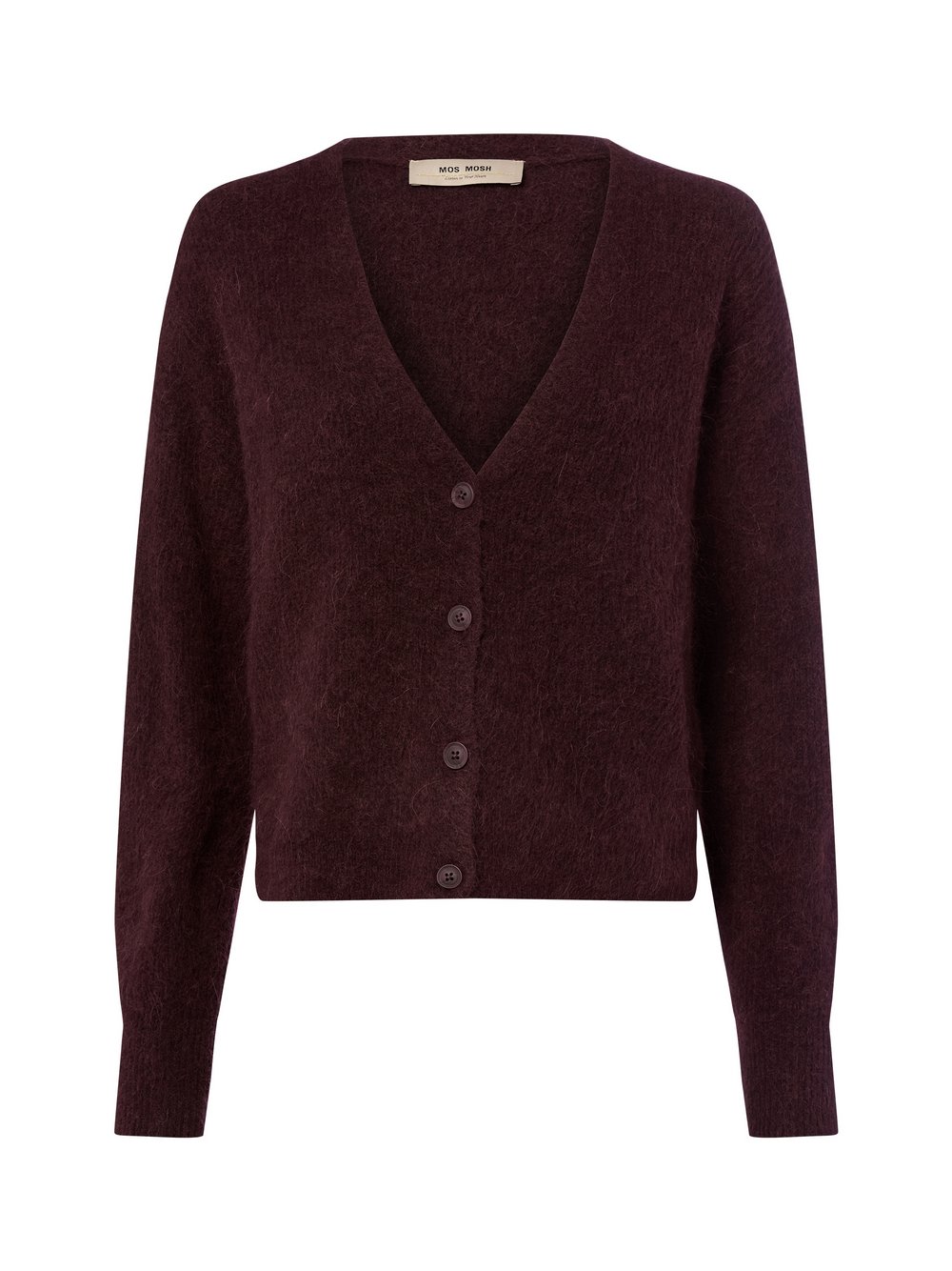 MOS MOSH Strickjacke mit Alpaka-Anteil Damen lila, XS