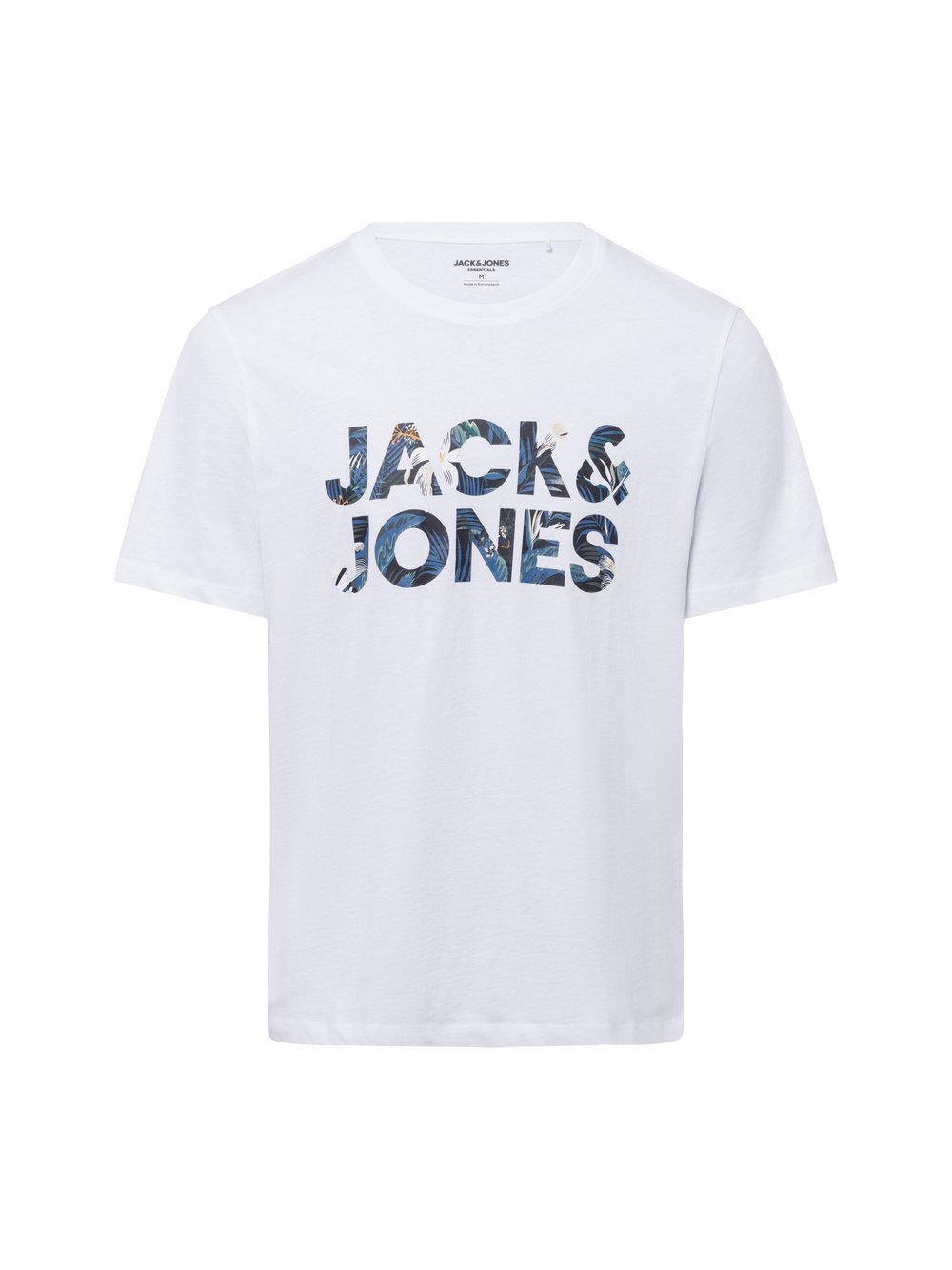 Jack & Jones Jack & Jones T-Shirt Herren Baumwolle weiß bedruckt, M