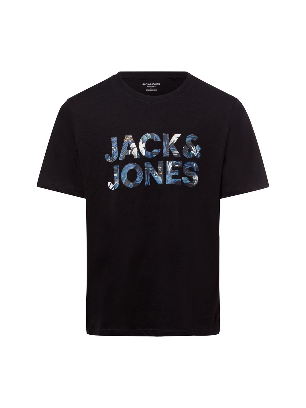 Jack & Jones Jack & Jones T-Shirt Herren Baumwolle schwarz bedruckt, XL