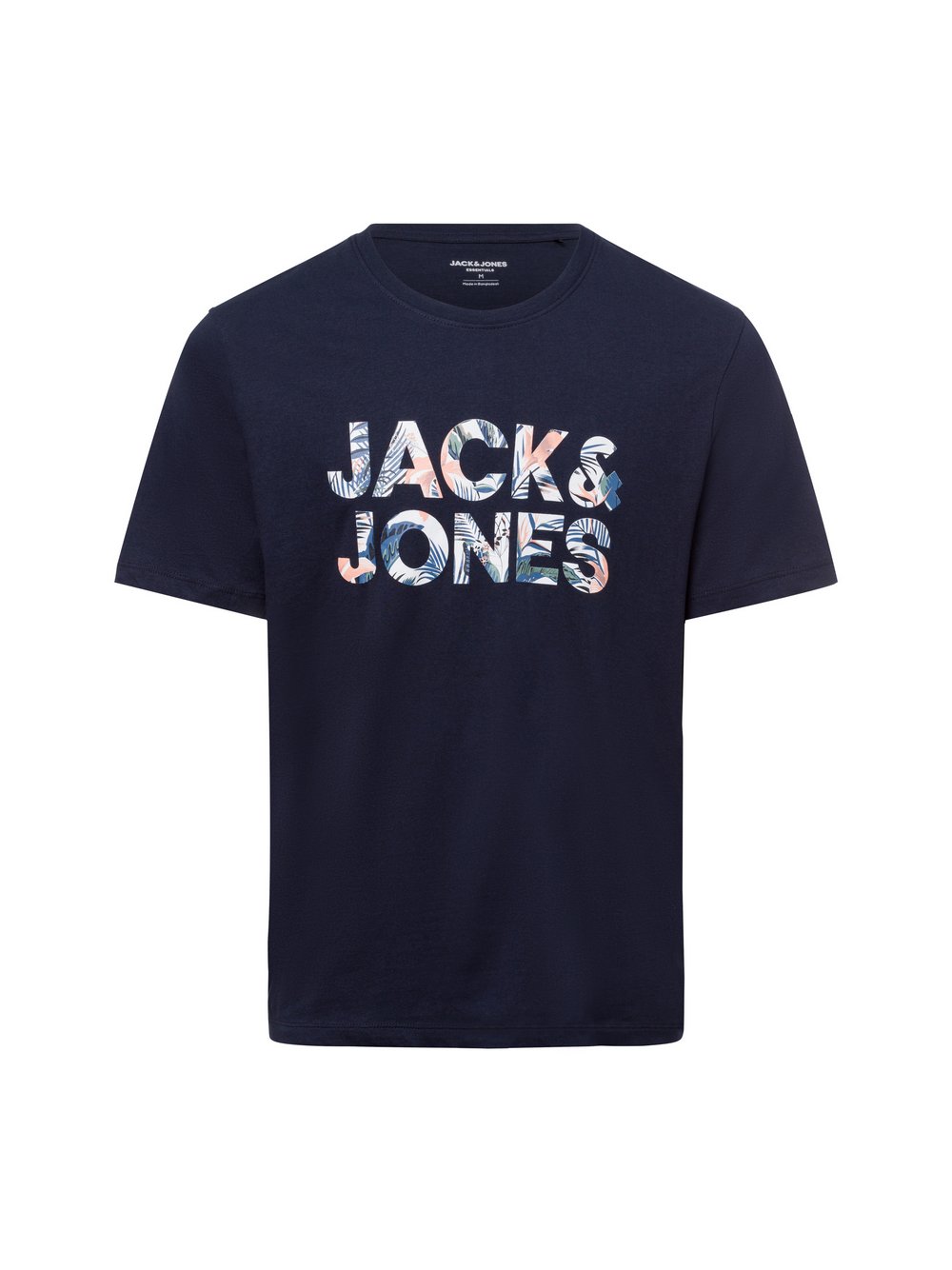 Jack & Jones Jack & Jones T-Shirt Herren Baumwolle blau bedruckt, M