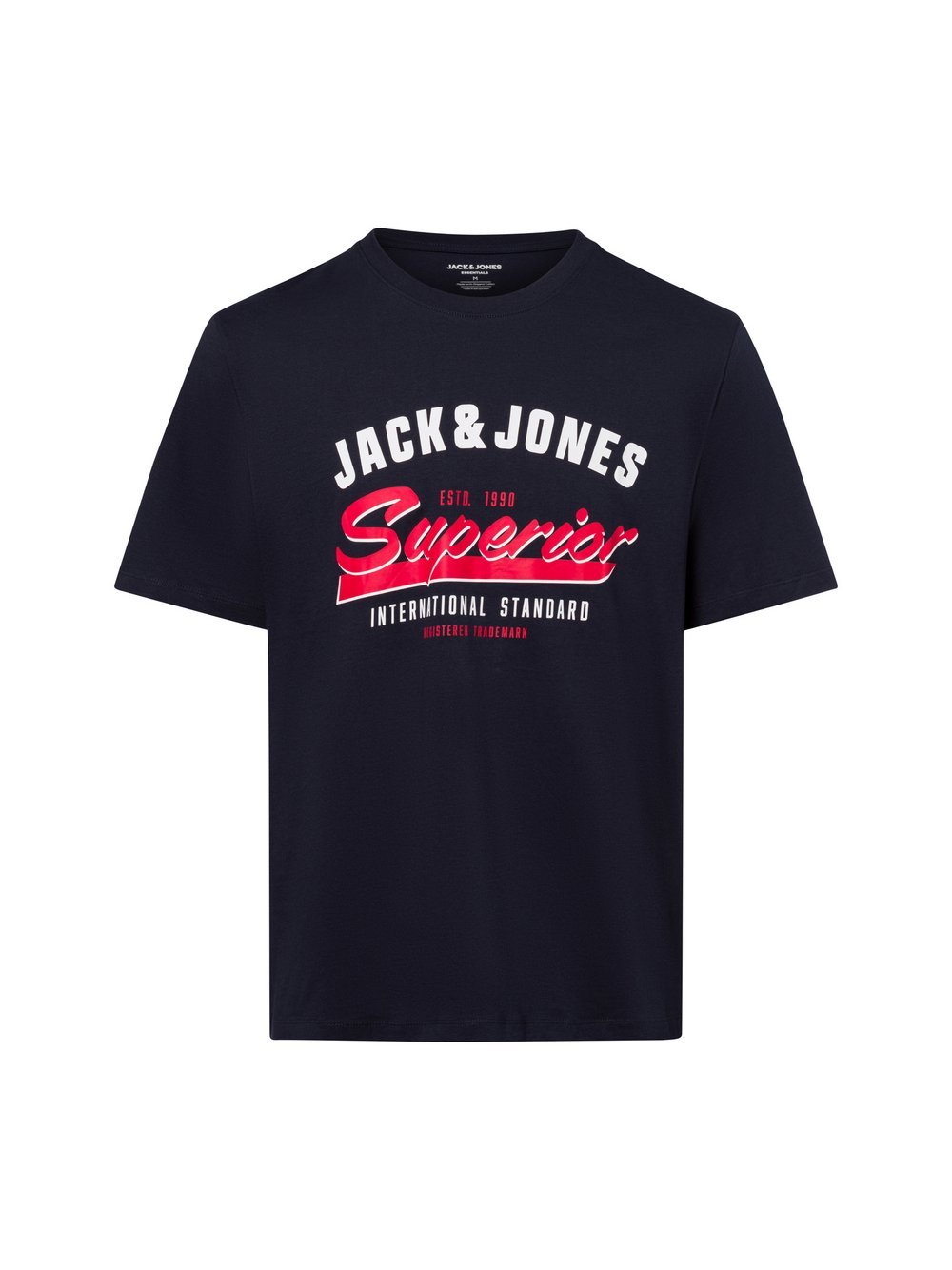 Jack & Jones Jack & Jones T-Shirt Herren Baumwolle schwarz bedruckt, L