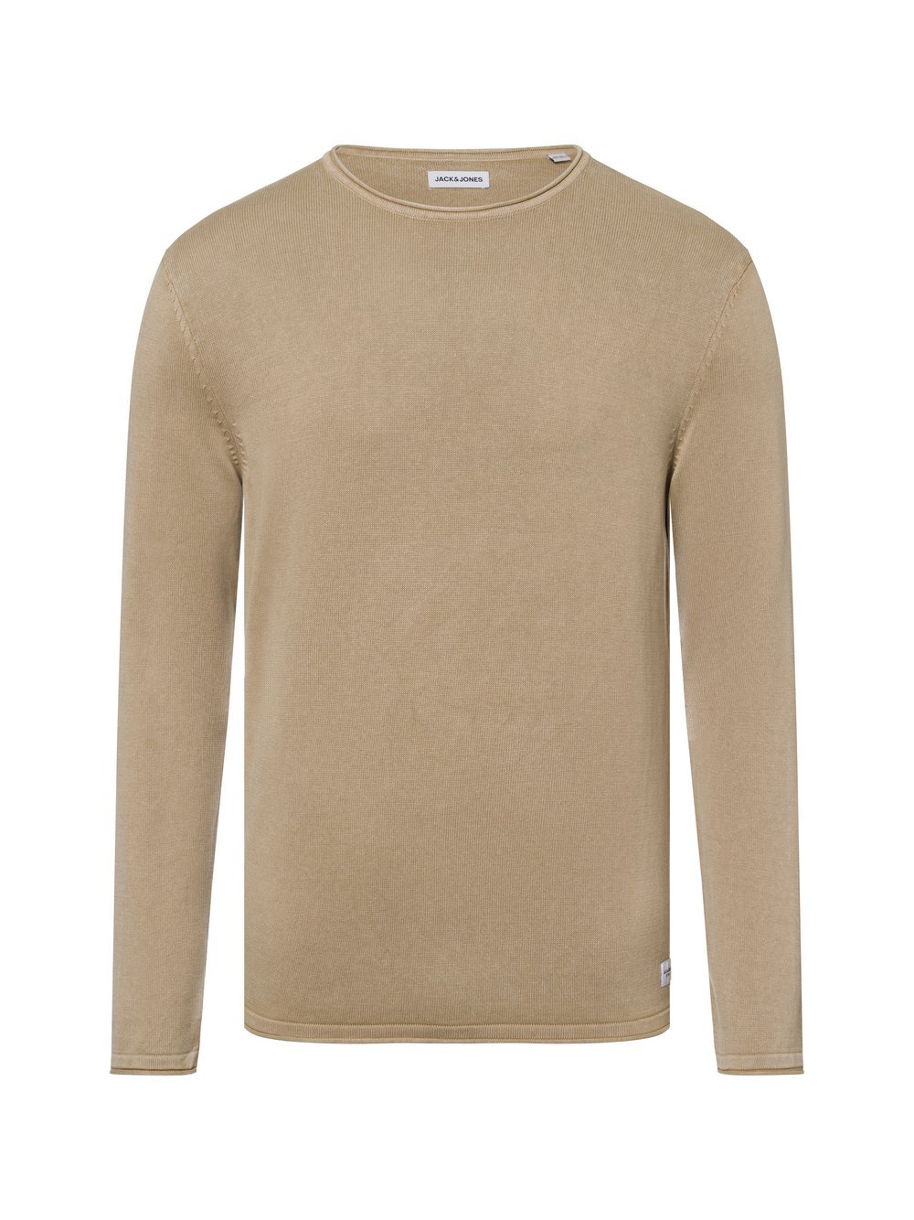 Jack & Jones Strickpullover Herren Baumwolle beige, S