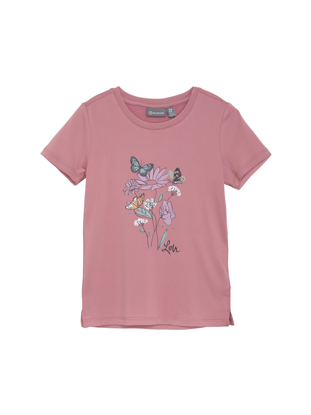 ColorKids T-Shirt Mädchen pink bedruckt, 104