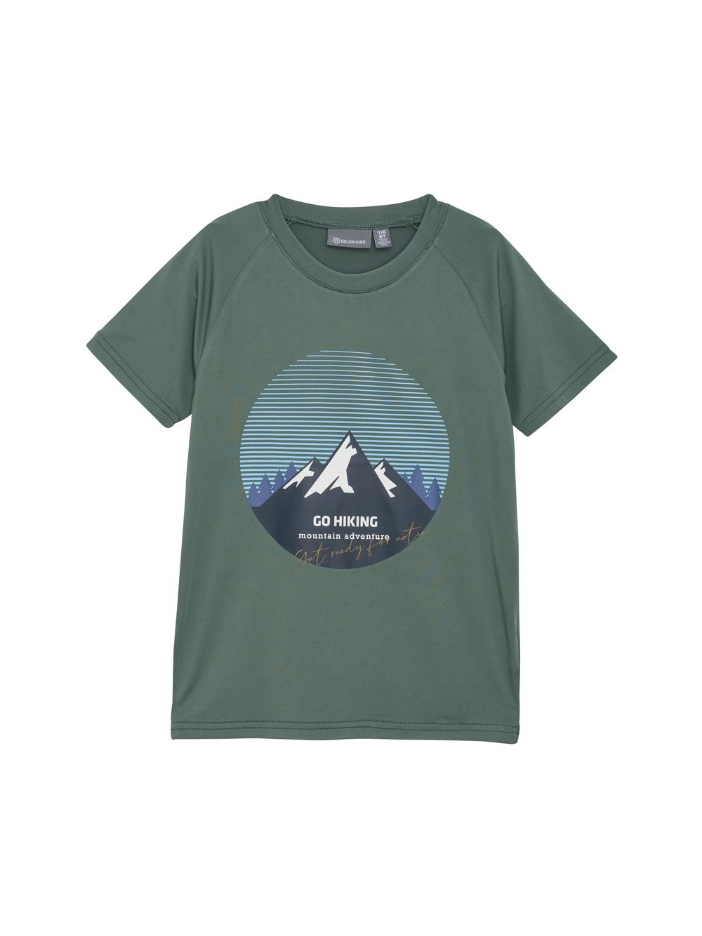 ColorKids T-Shirt Jungen grün bedruckt, 116