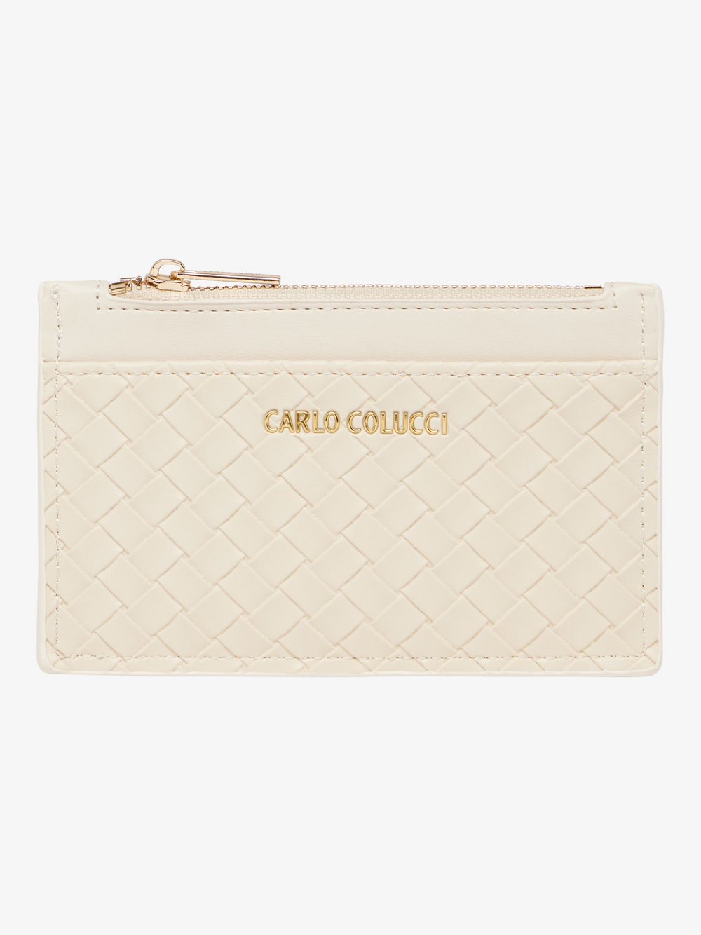 Carlo Colucci Kartenetui  Damen beige, ONE SIZE