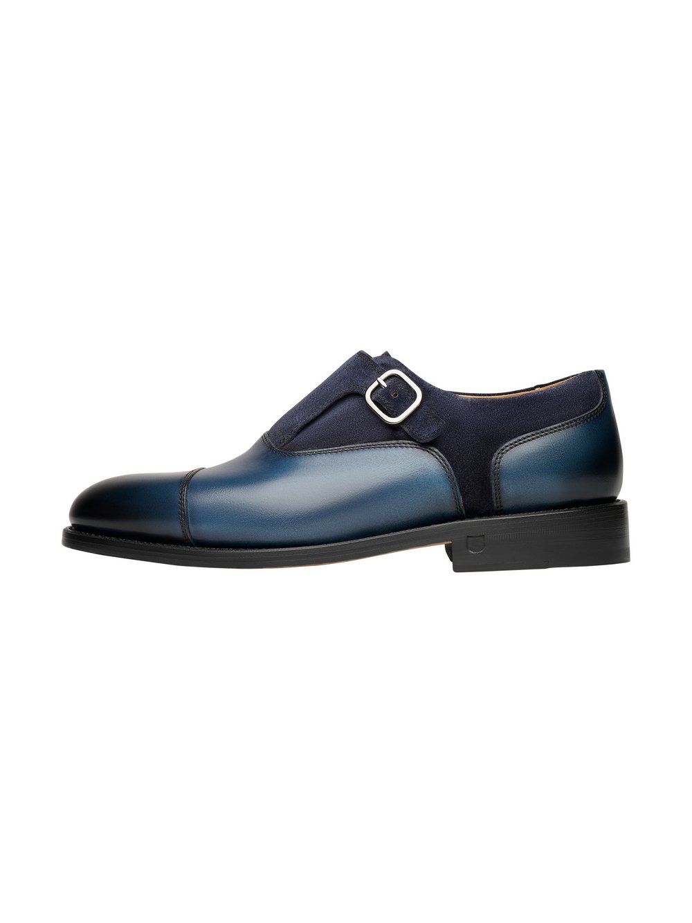 Henry Stevens Schnallenschuhe – Ella CSM Damen Leder blau, 41