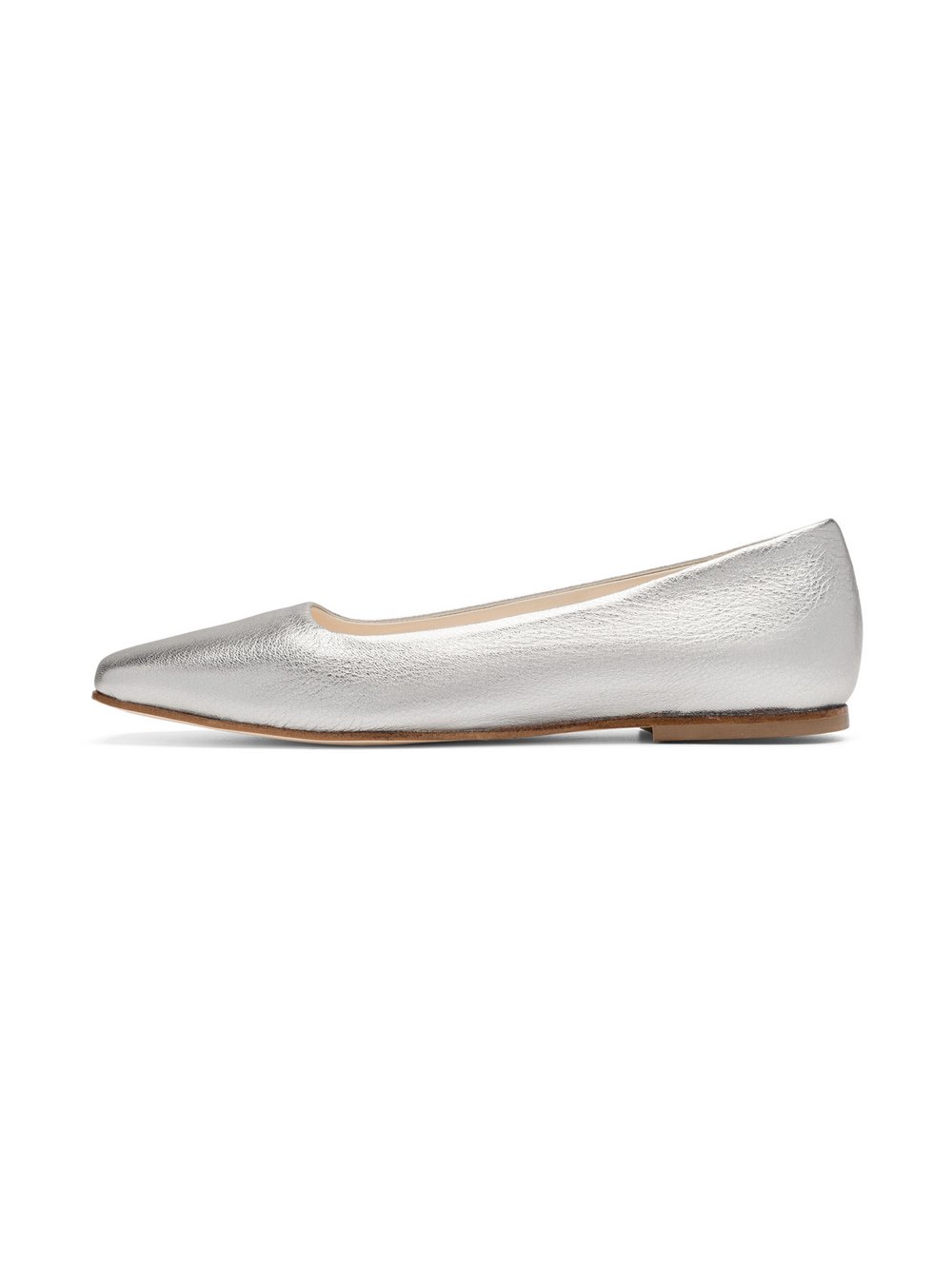 Henry Stevens Ballerinas – Audrey B Damen Leder silber, 36