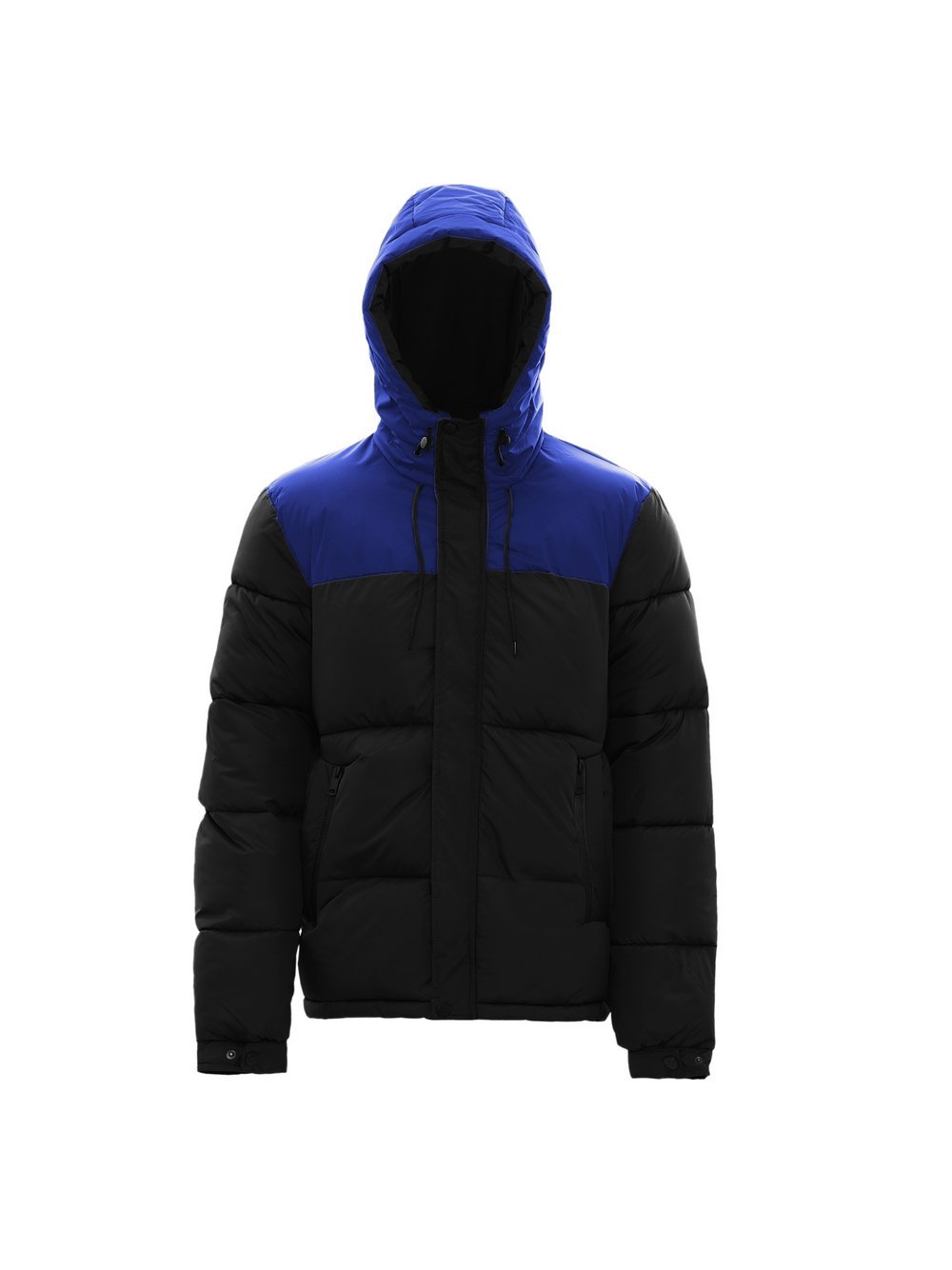 Mo Wattierte Steppjacke Herren schwarz, XXL