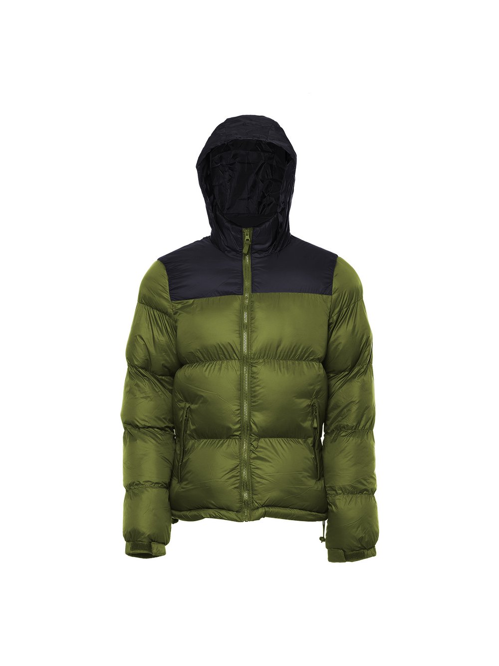 ALEKO Wattierte Steppjacke Herren grün, XL