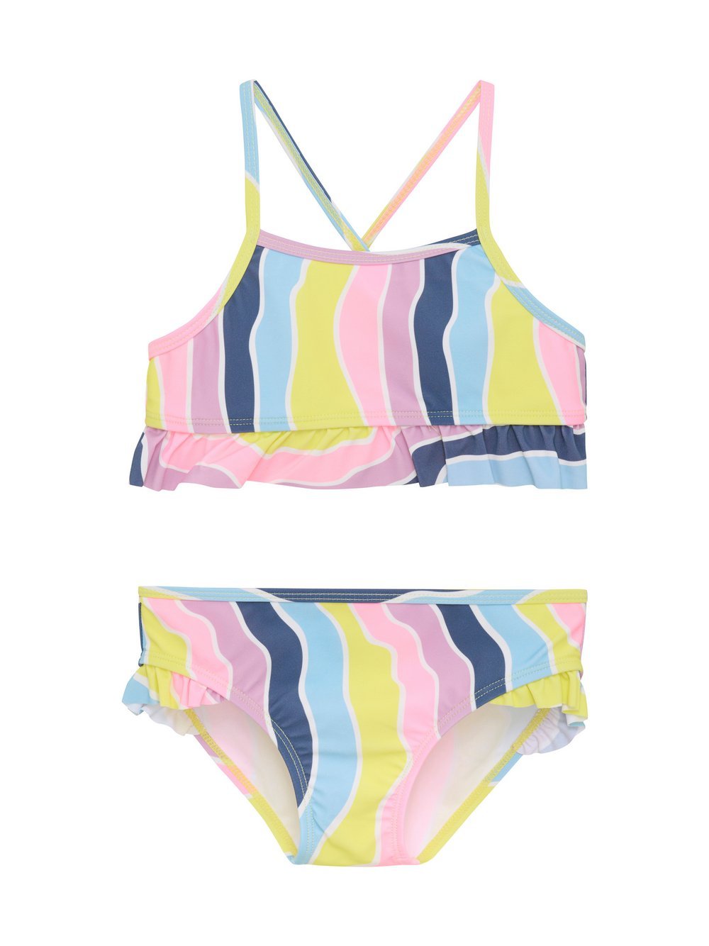 ColorKids Bikini Mädchen lila gemustert, 104