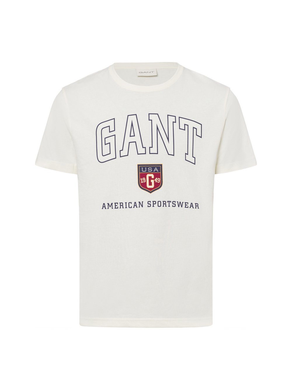 Gant T-Shirt Herren Baumwolle beige, L