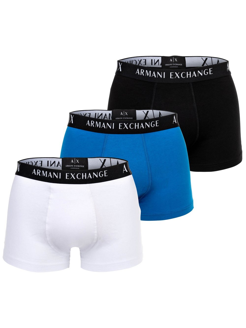 Armani Exchange Boxershort 3er Pack Herren Baumwolle mehrfarbig, XL