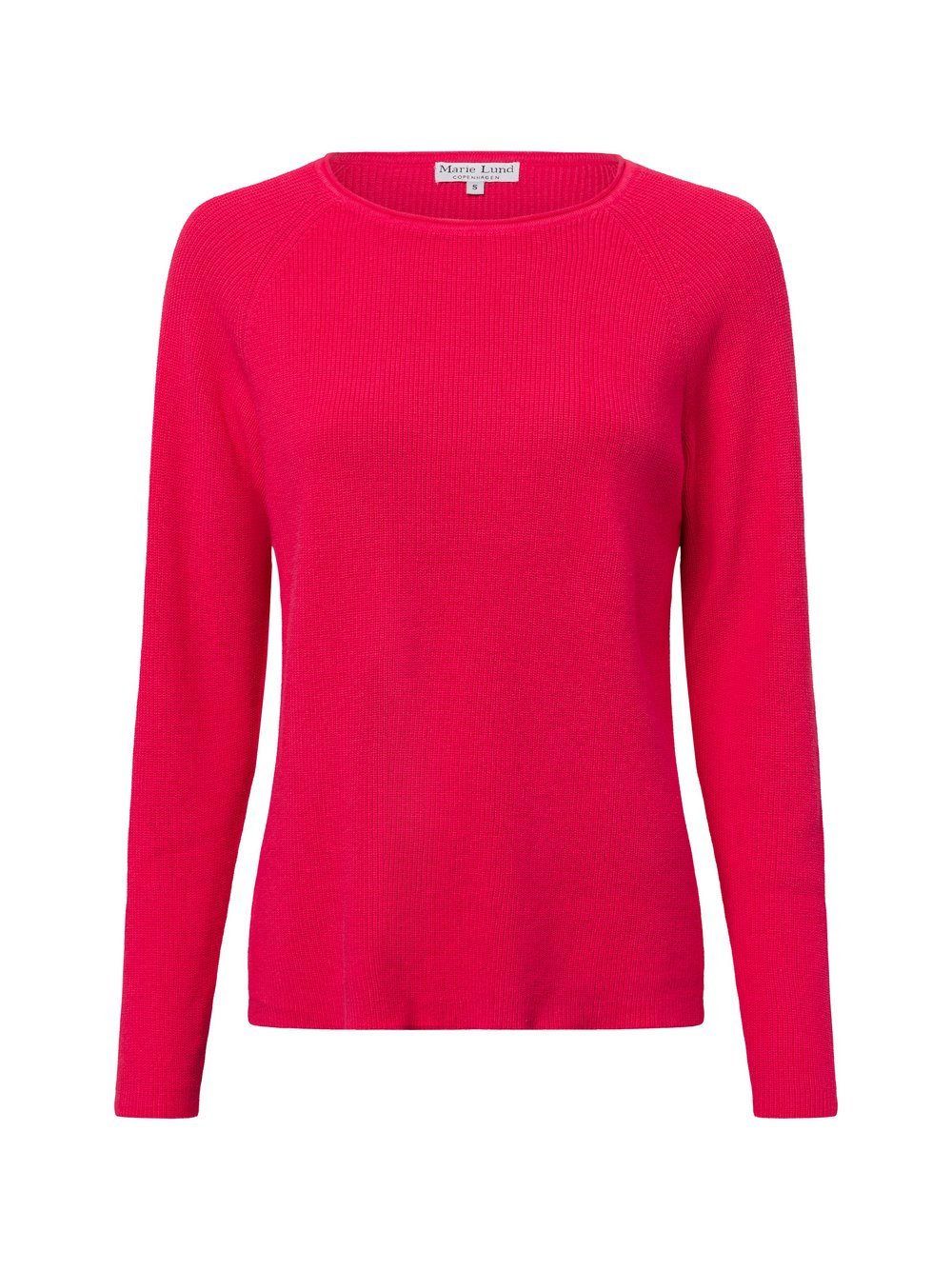 Marie Lund Strickpullover Damen Baumwolle rot, M