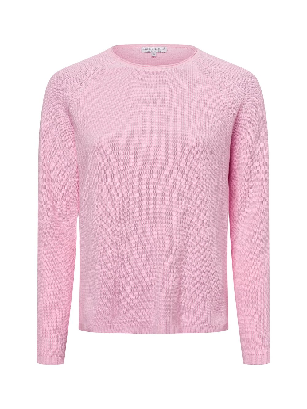 Marie Lund Strickpullover Damen Baumwolle rosa, M