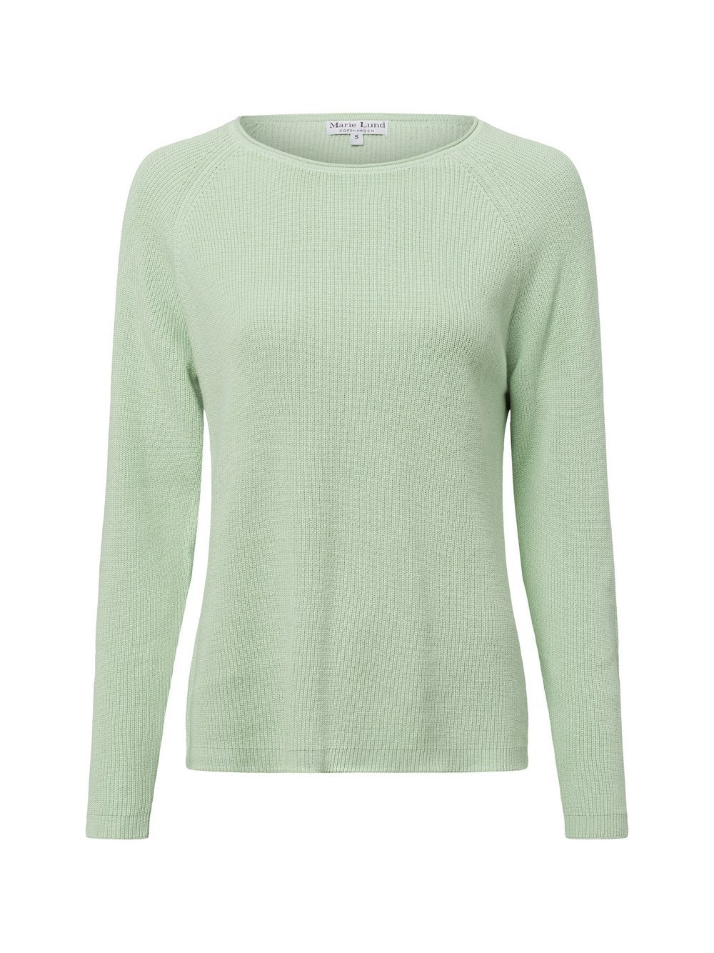 Marie Lund Strickpullover Damen Baumwolle grün, M