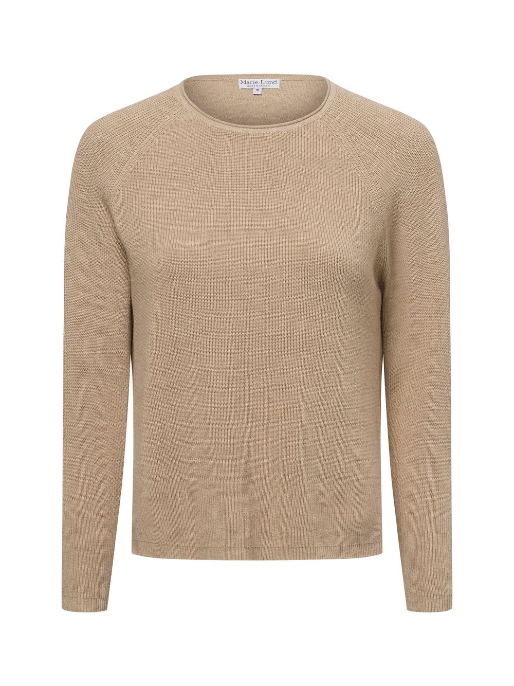 Marie Lund Strickpullover Damen Baumwolle beige, XXL