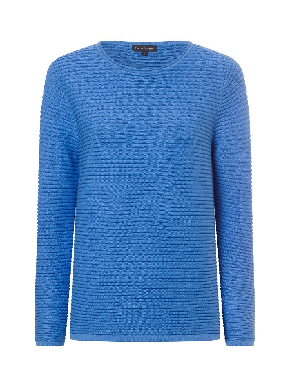 Franco Callegari Strickpullover Damen Baumwolle blau, M