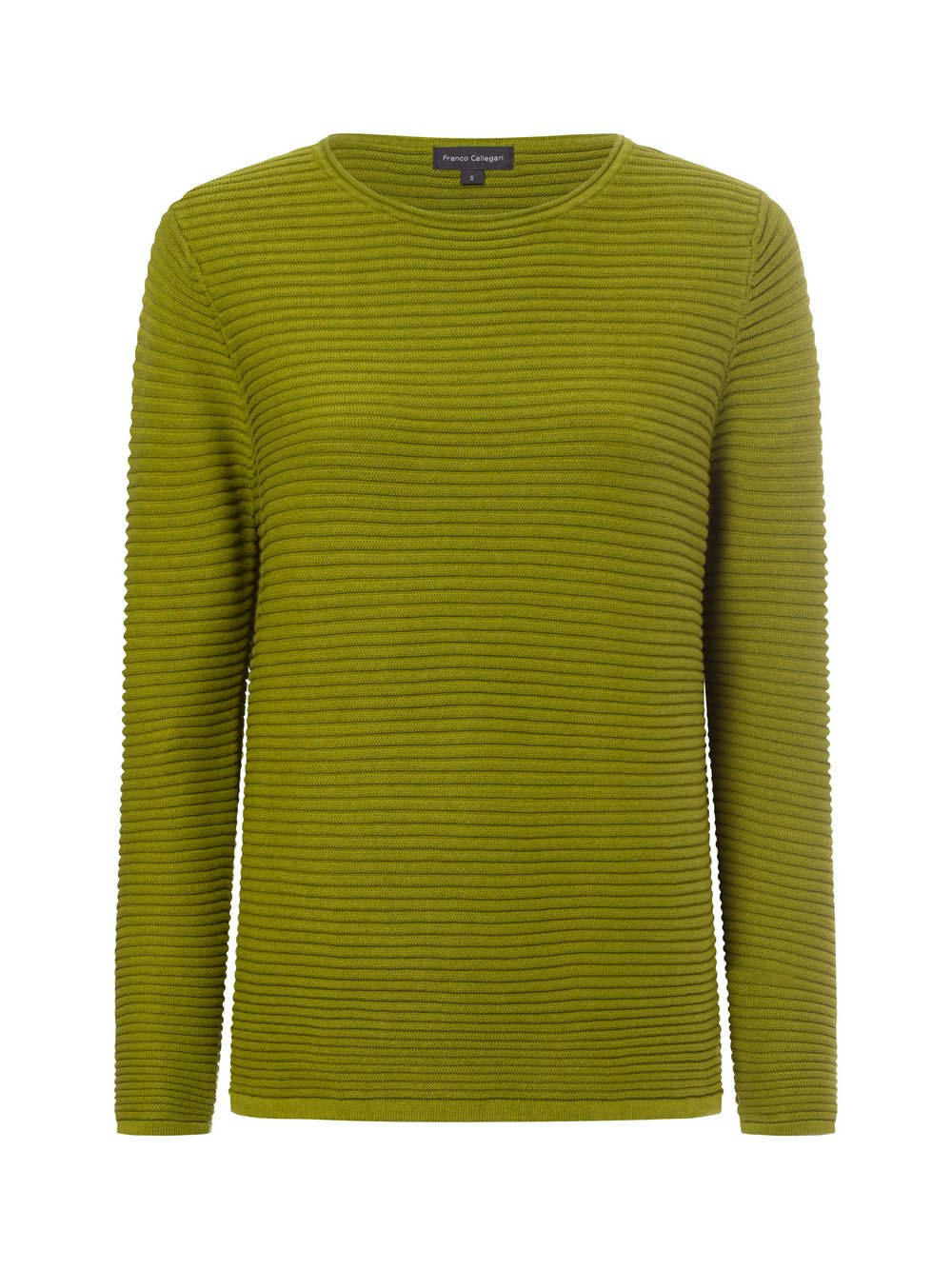 Franco Callegari Strickpullover Damen Baumwolle grün, S