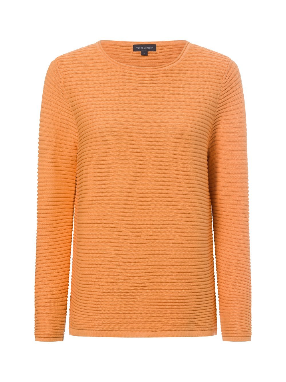 Franco Callegari Strickpullover Damen Baumwolle orange, S