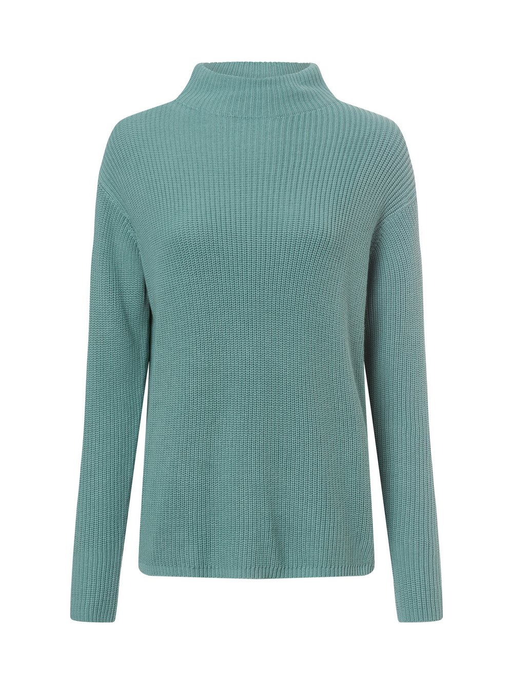 Marie Lund Strickpullover Damen Baumwolle blau, M