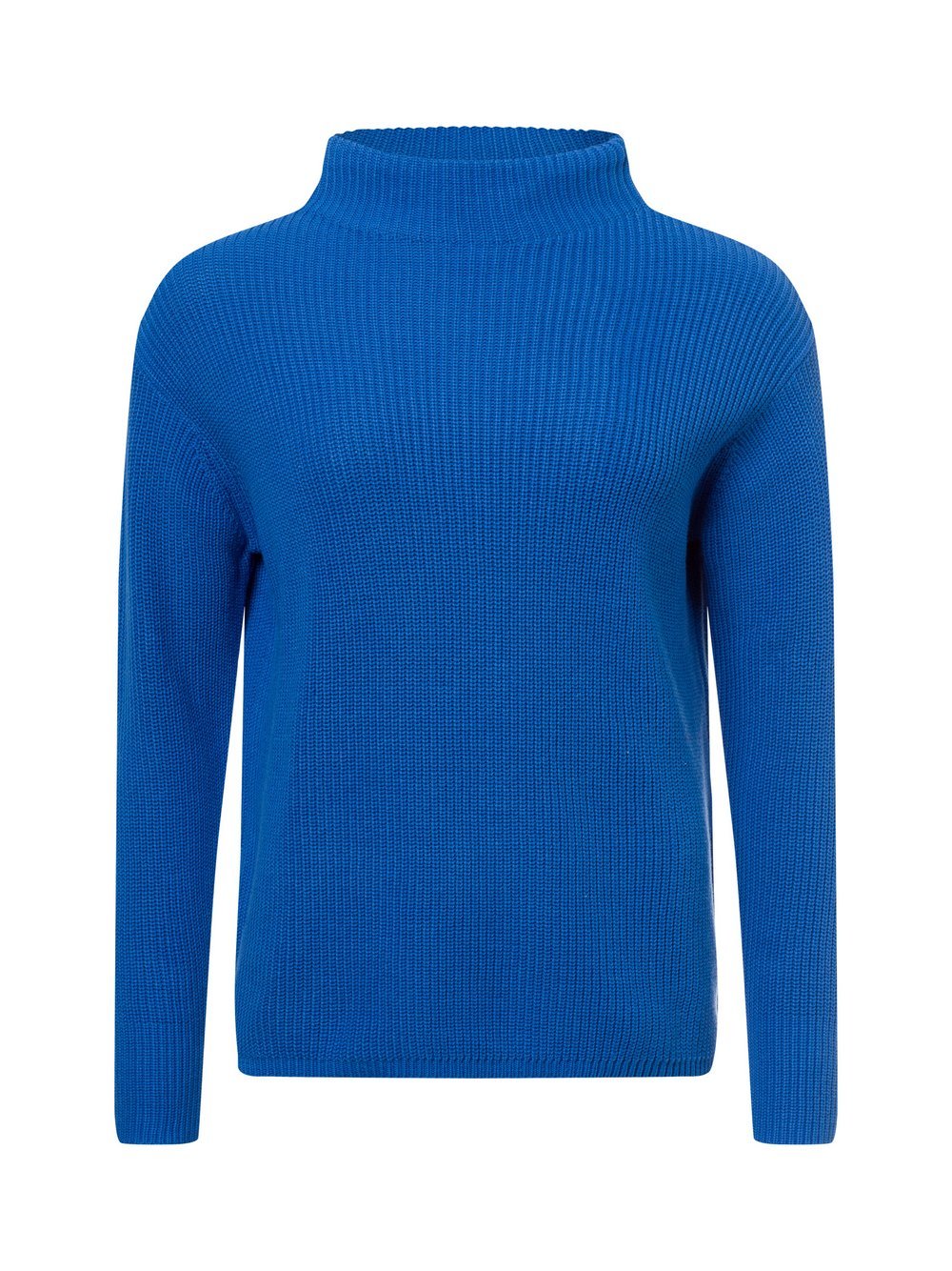 Marie Lund Strickpullover Damen Baumwolle blau, M