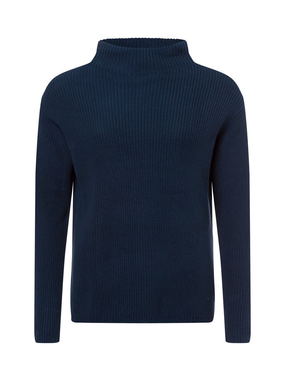 Marie Lund Strickpullover Damen Baumwolle blau, M