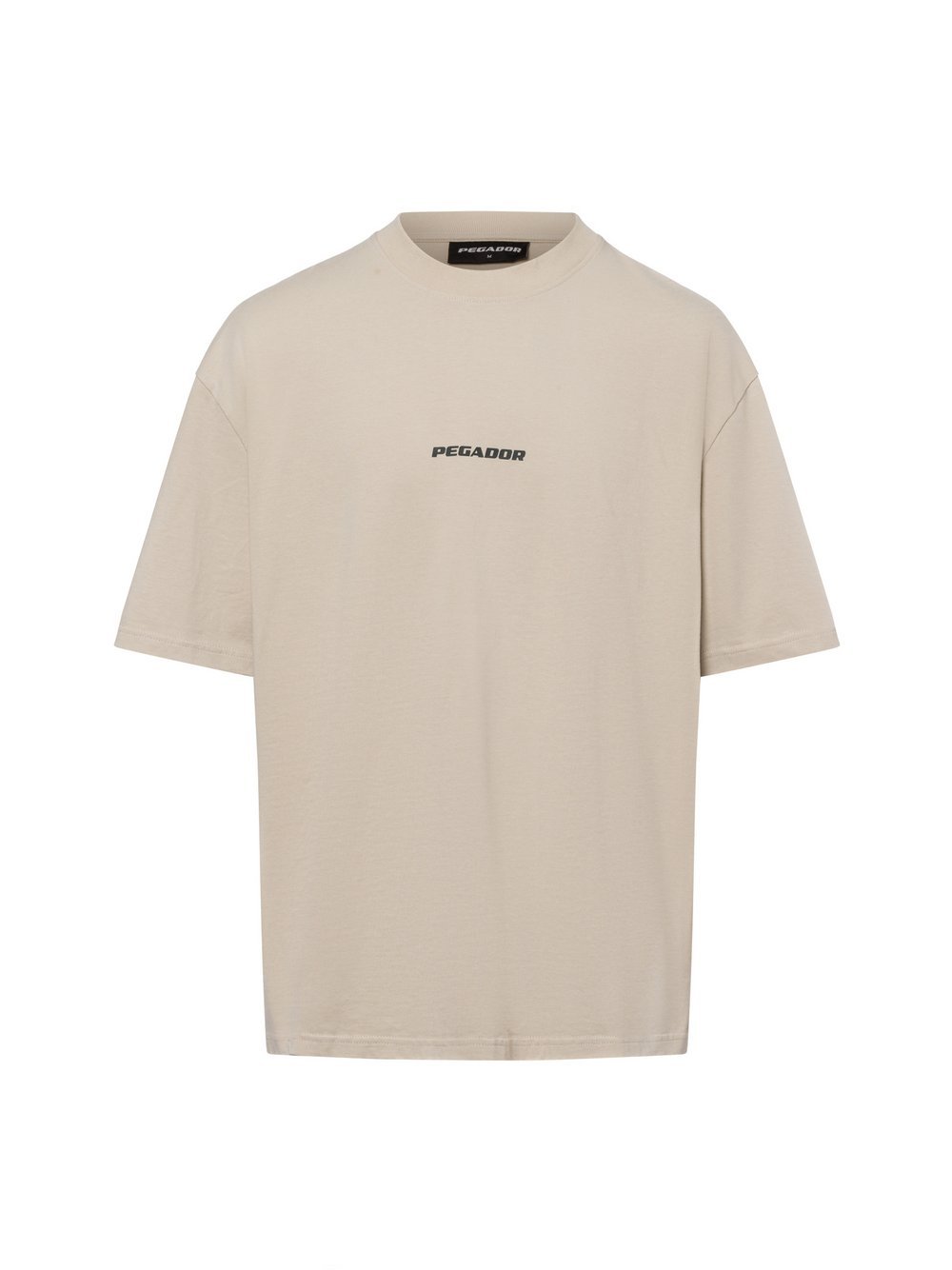 PEGADOR T-Shirt Herren Baumwolle beige gemustert, S