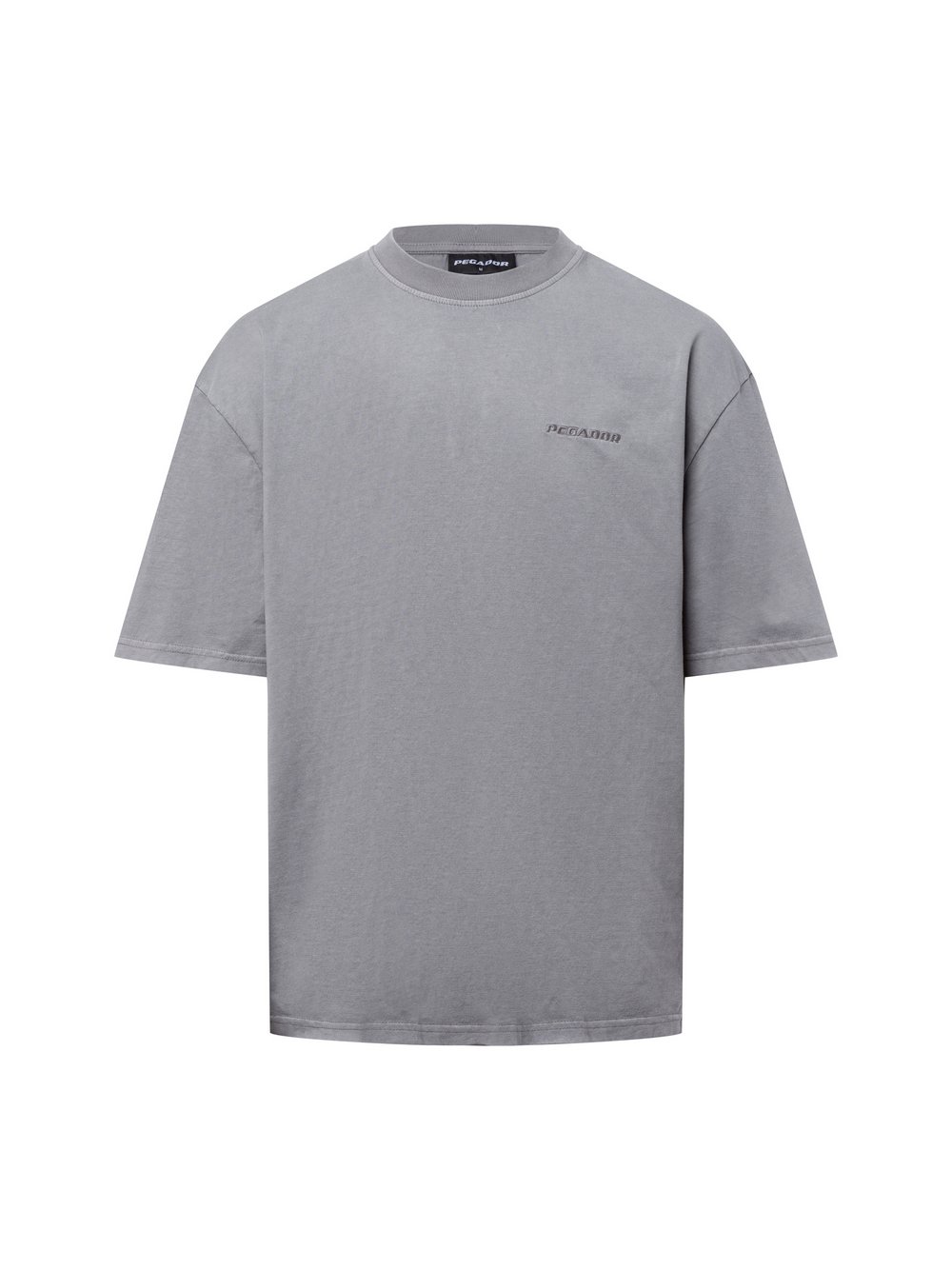 PEGADOR T-Shirt Herren Baumwolle grau, XS