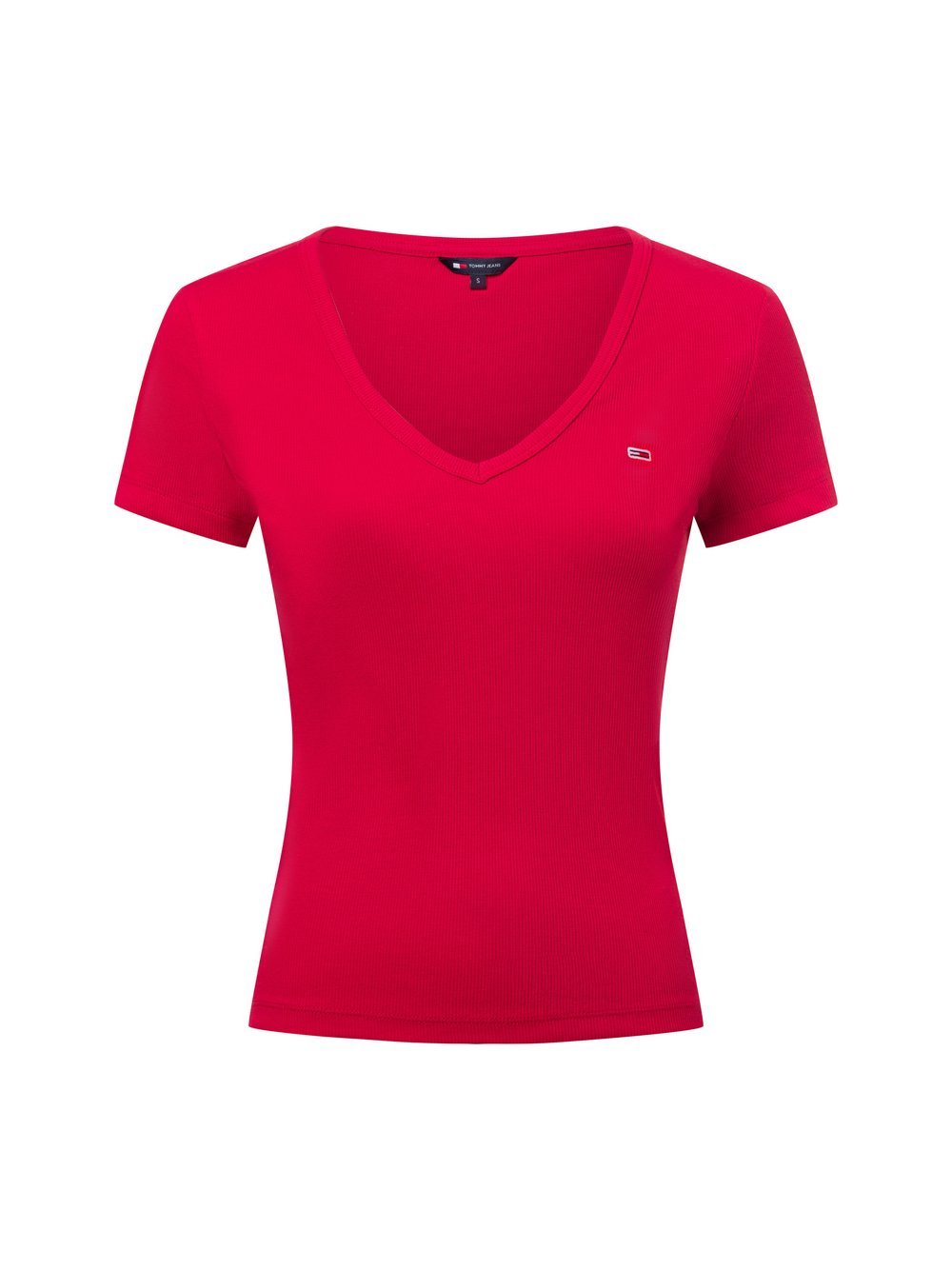 Tommy Jeans T-Shirt Damen Baumwolle rot, M