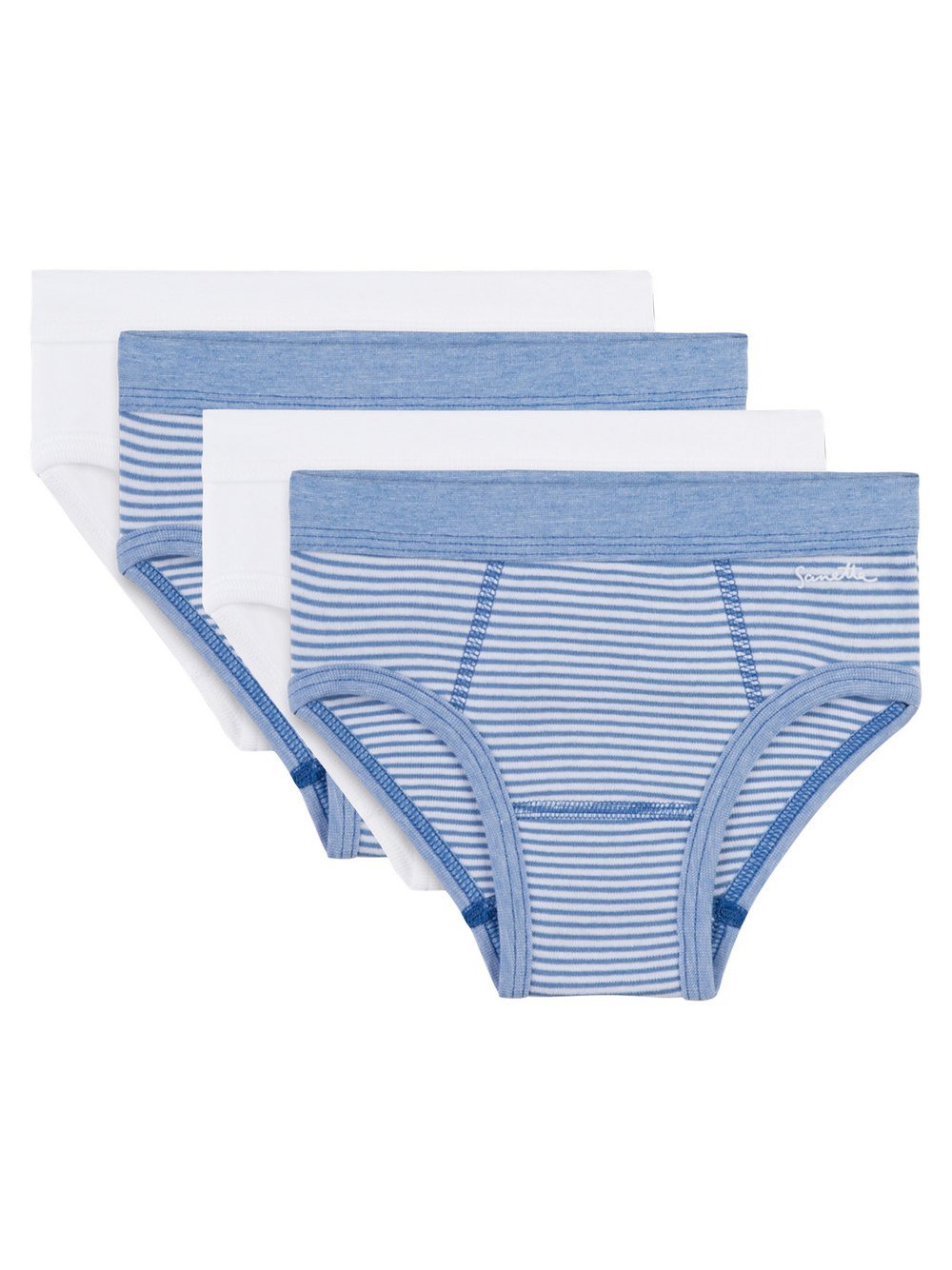 Sanetta Slip 4er Pack Jungen Baumwolle mehrfarbig gestreift, 116