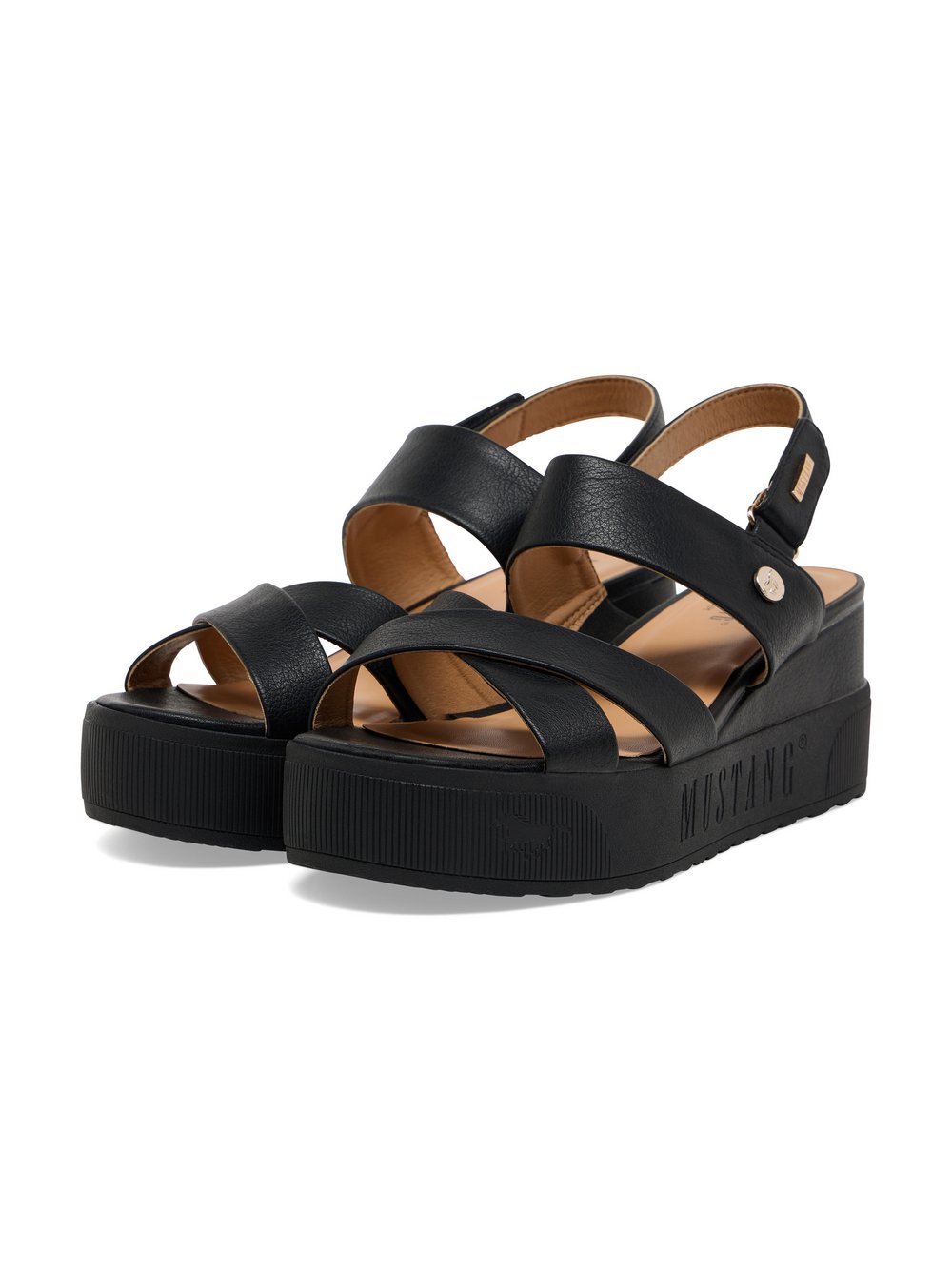 Mustang Sandalen Damen schwarz, 41
