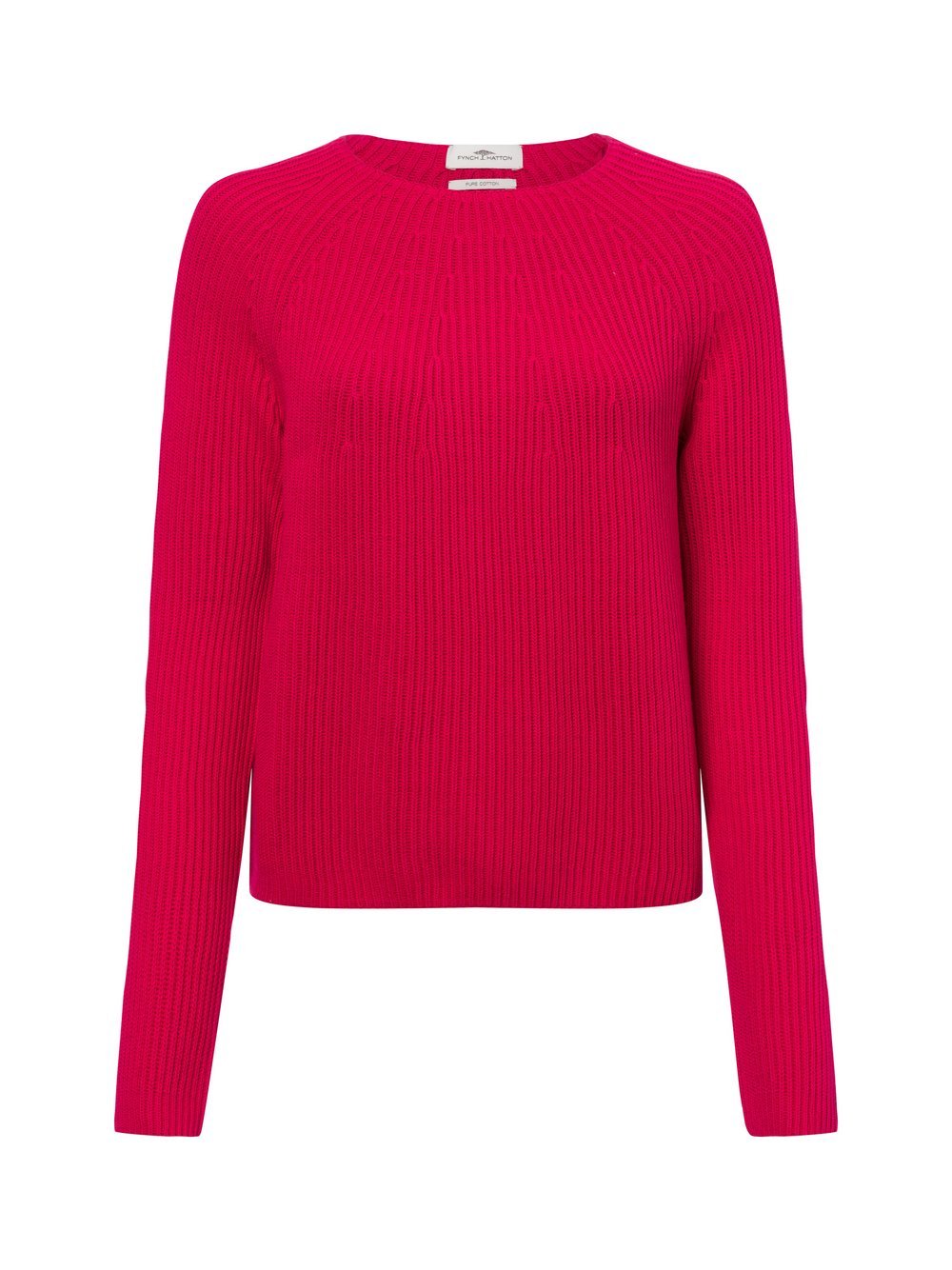 Fynch-Hatton Strickpullover Damen Baumwolle rot, XL