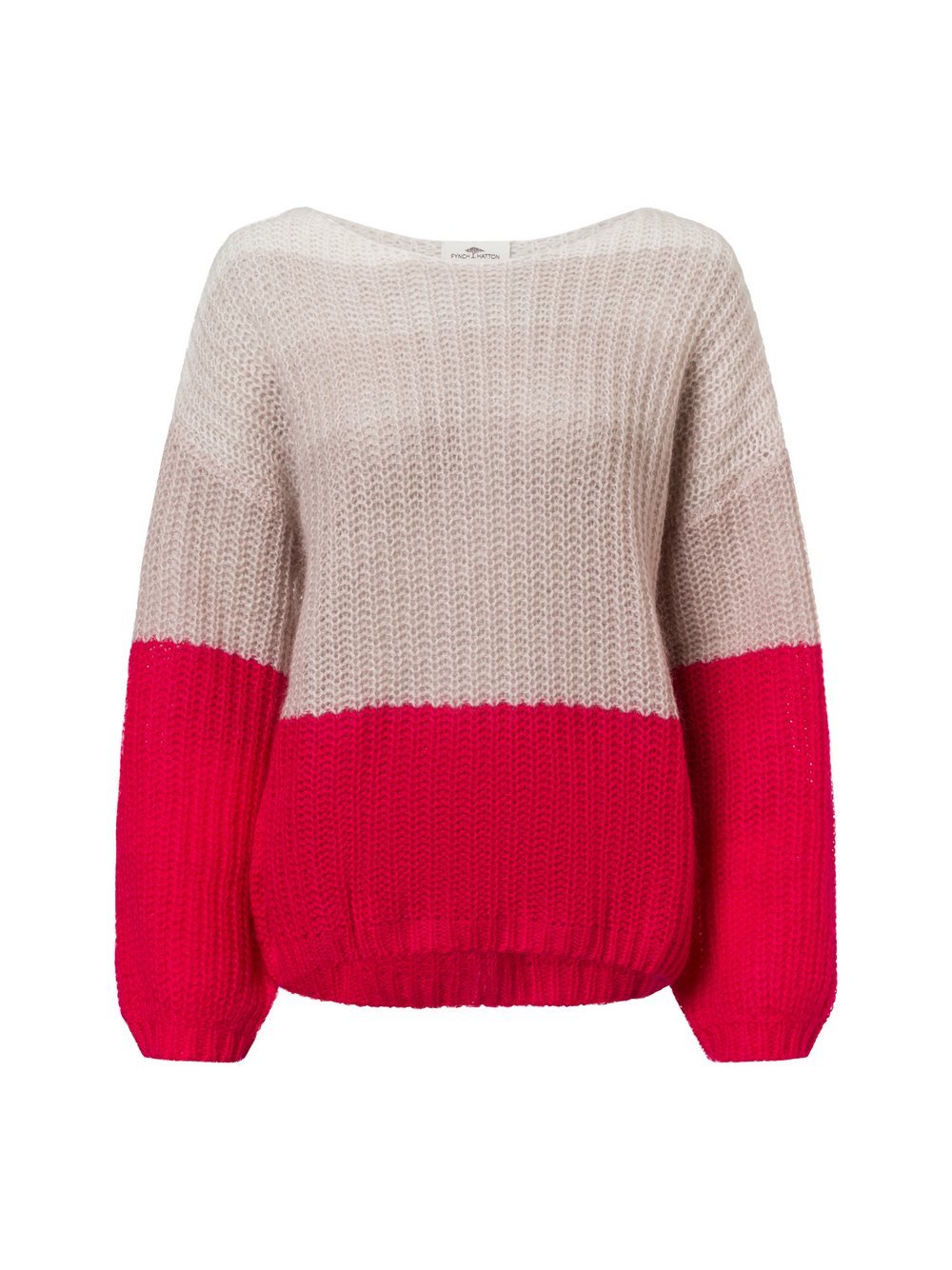 Fynch-Hatton Grobstrickpullover mit Mohairanteil Damen Polyamid mehrfarbig, L