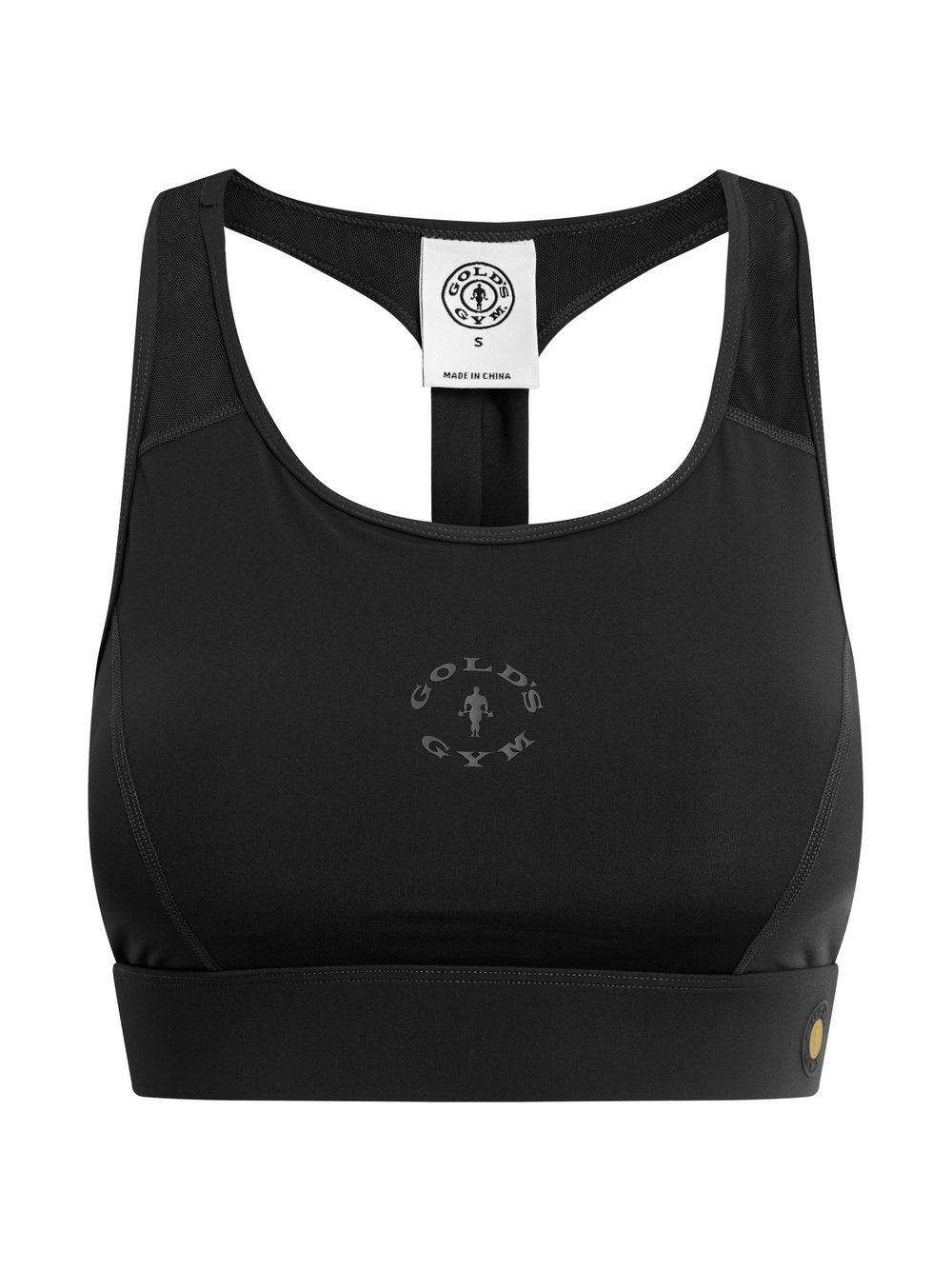 Gold's Gym Sport BH Damen Polyamid schwarz, XXL