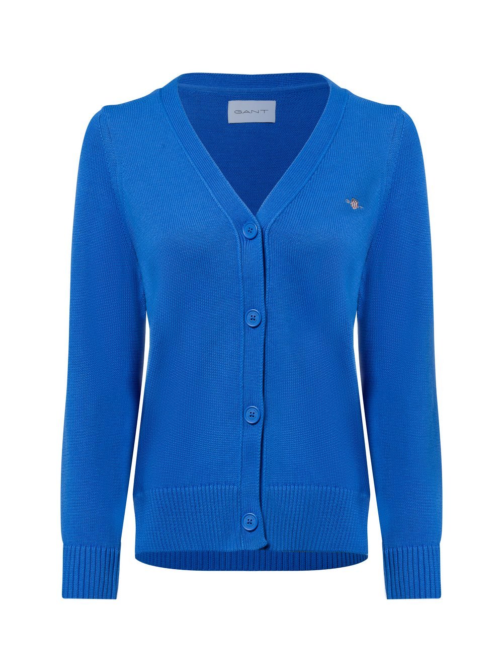 Gant Strickjacke Damen Baumwolle blau, XXL