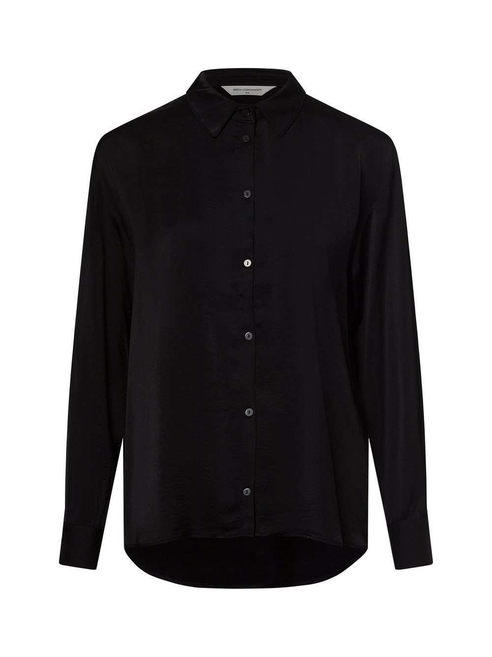 Thumbnail - Msch Copenhagen Hemdbluse Damen Viskose schwarz, S/M