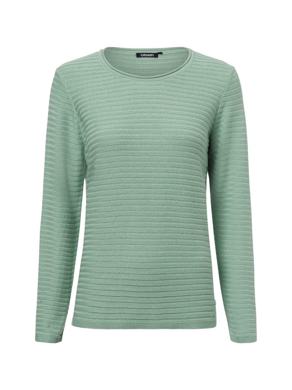 Olsen Strickpullover Damen Baumwolle grün, 46