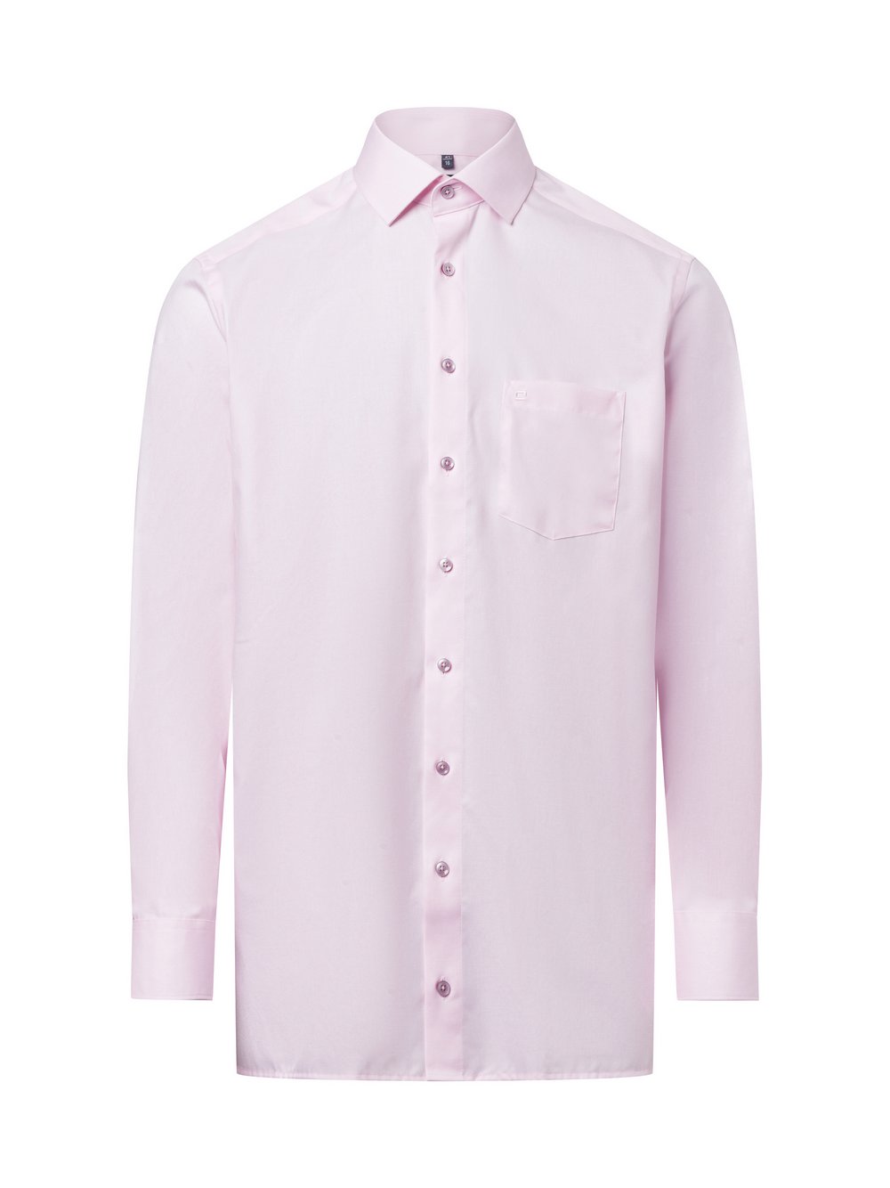 OLYMP Luxor modern fit Businesshemd Herren Baumwolle rosa, 45