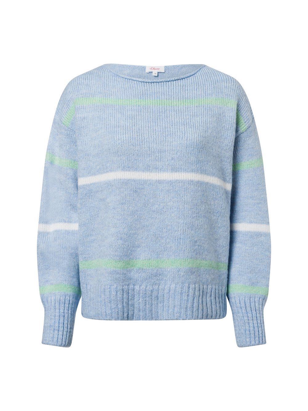 s.Oliver Strickpullover Damen blau gestreift, 44