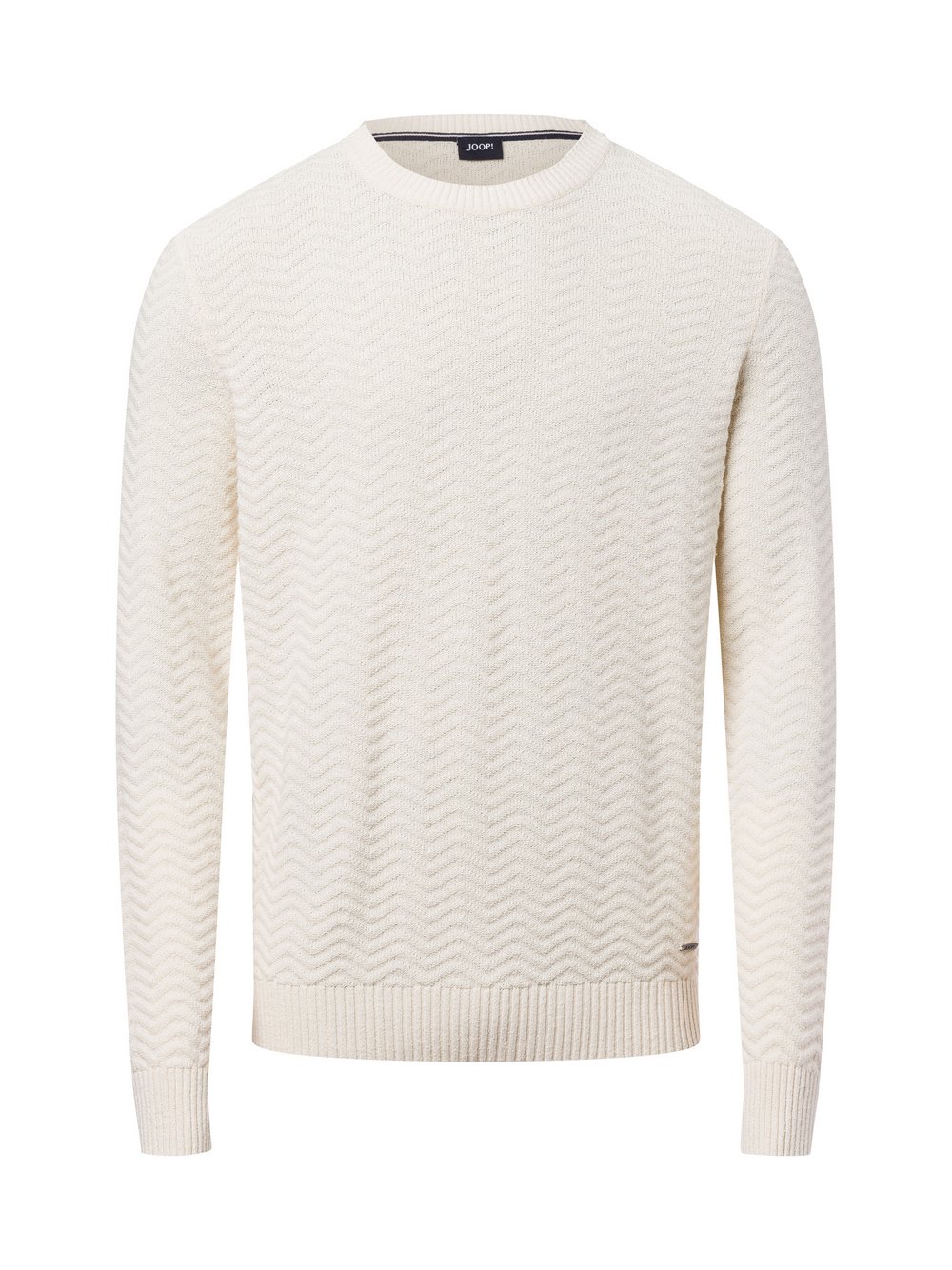 JOOP! Strickpullover Herren Baumwolle beige, L