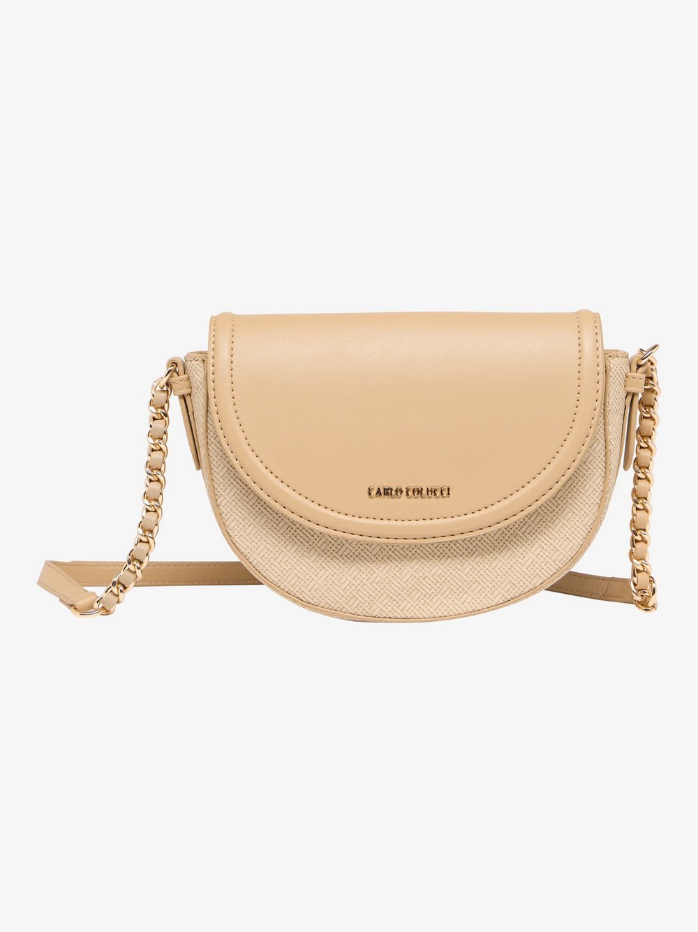 Thumbnail - Carlo Colucci Schultertasche Damen Kunstleder beige, ONE SIZE