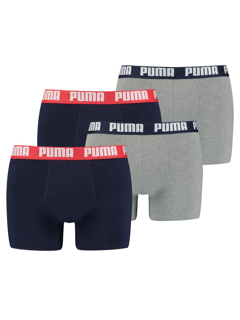 Puma Boxershort 4er Pack Herren Baumwolle mehrfarbig, M