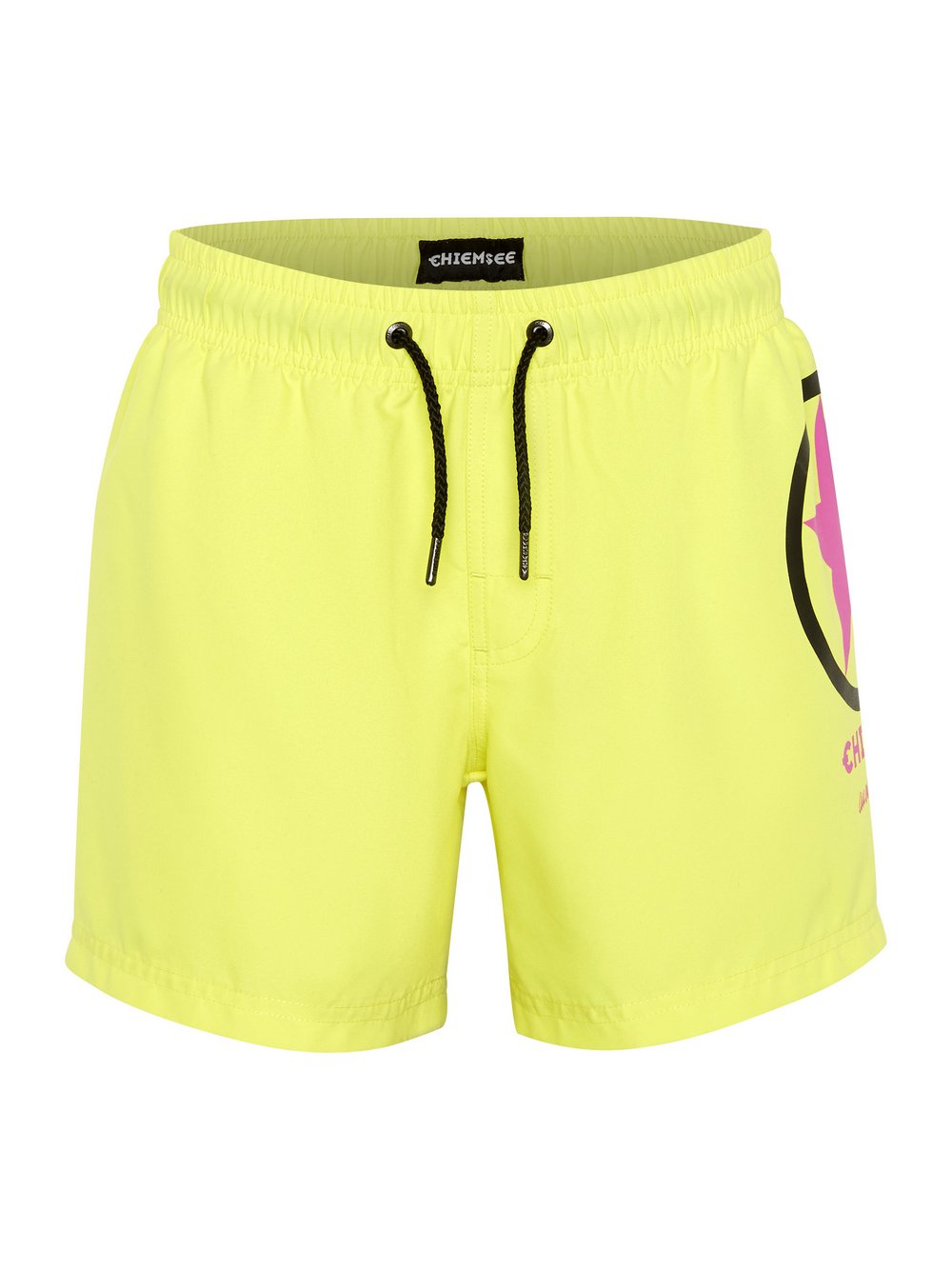 Chiemsee Badehose Jungen gelb bedruckt, 158