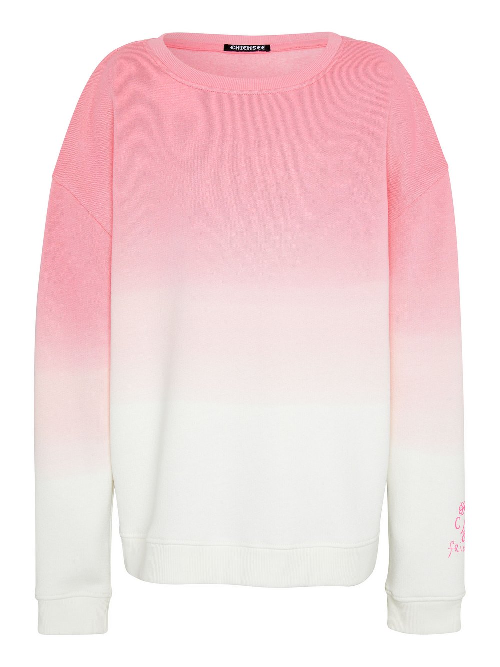 Chiemsee Sweatshirt Mädchen Baumwolle pink gemustert, 122