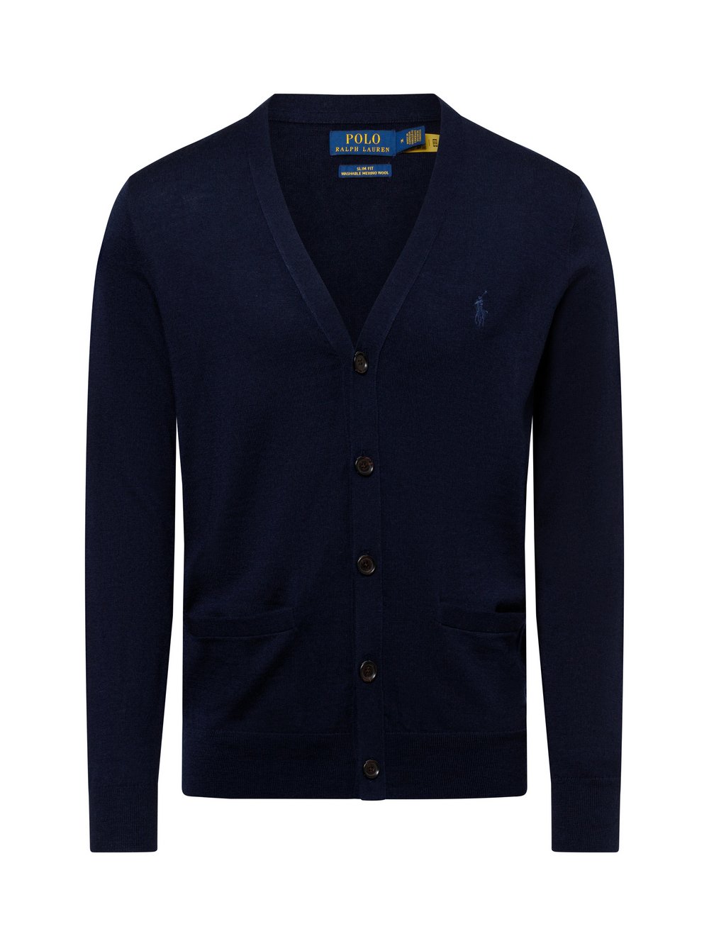 Polo Ralph Lauren Strickjacke Herren Wolle blau, S